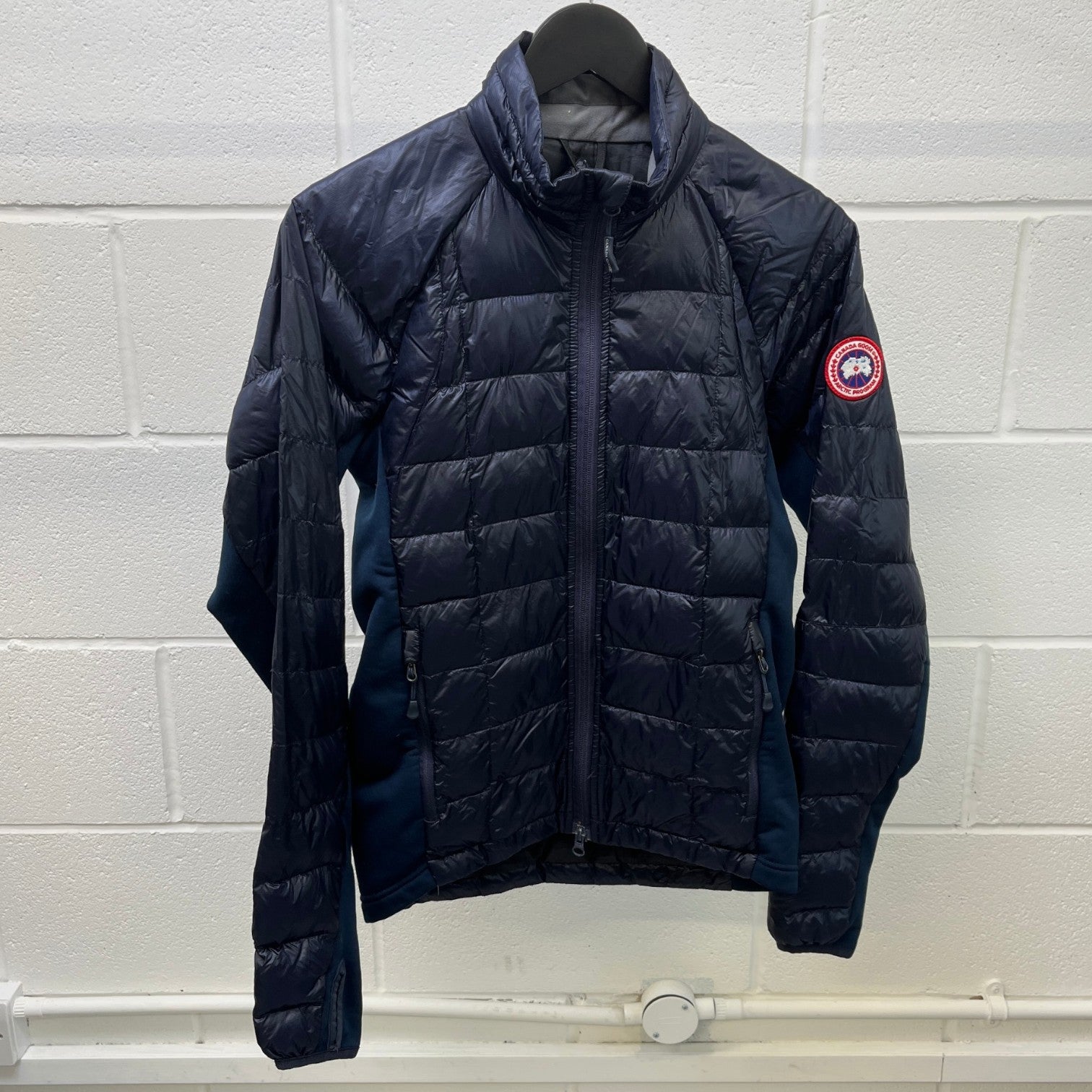 Men's Hybridge Lite Down Jacket Navy Size S