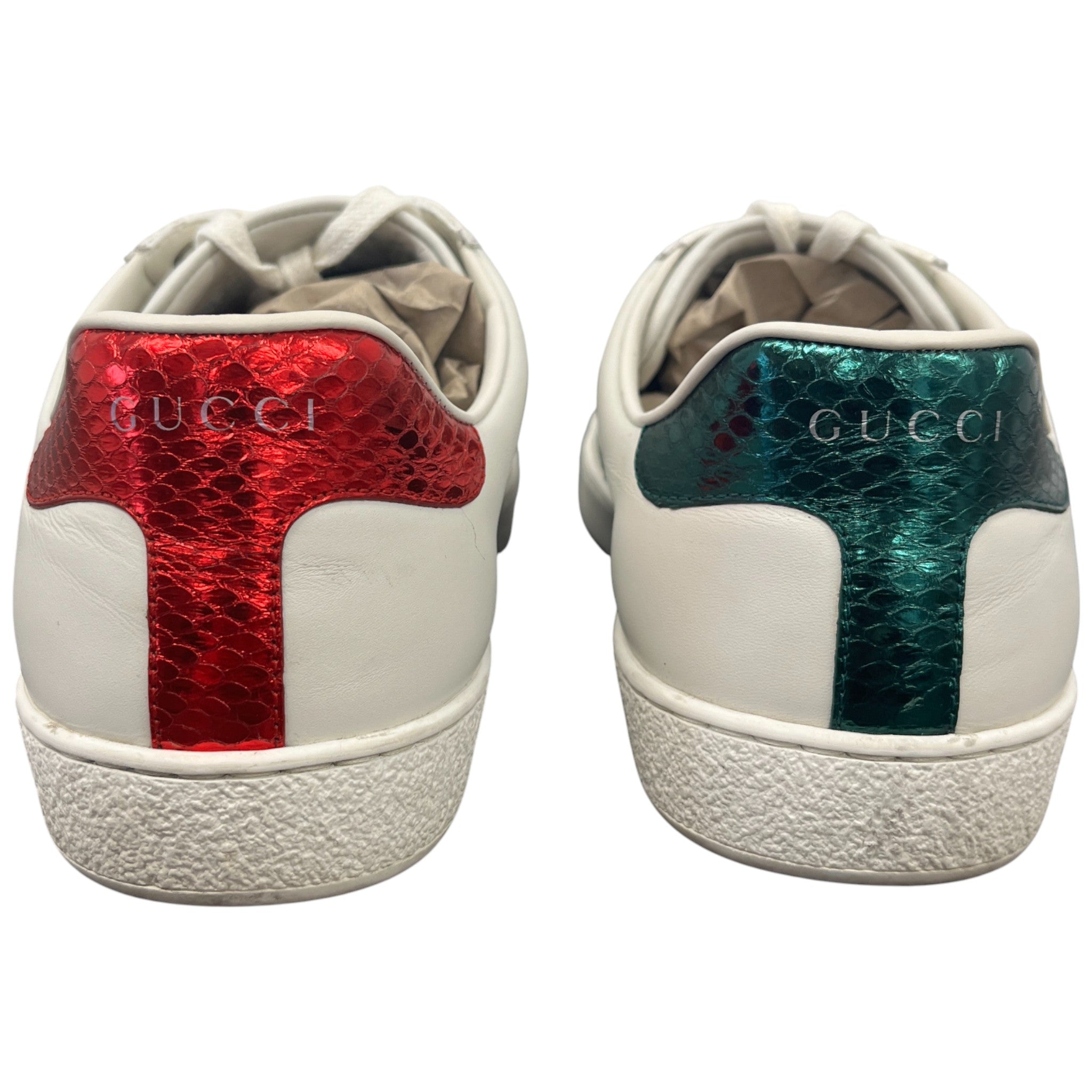 Men's Ace Embroidered Bee Low Trainers White Size EU 41 / UK 7