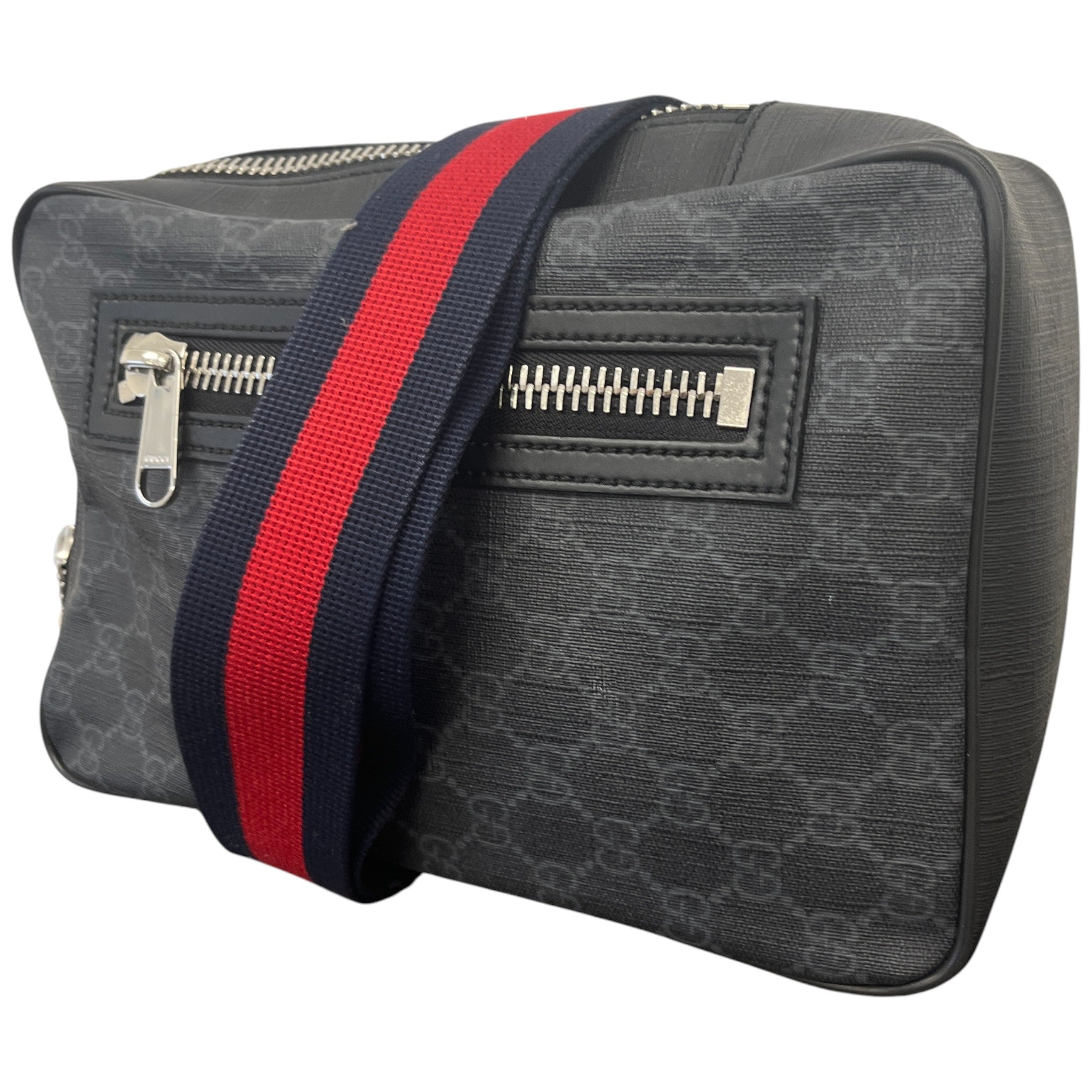 Men's Gg Supreme Sling Belt Bag Black