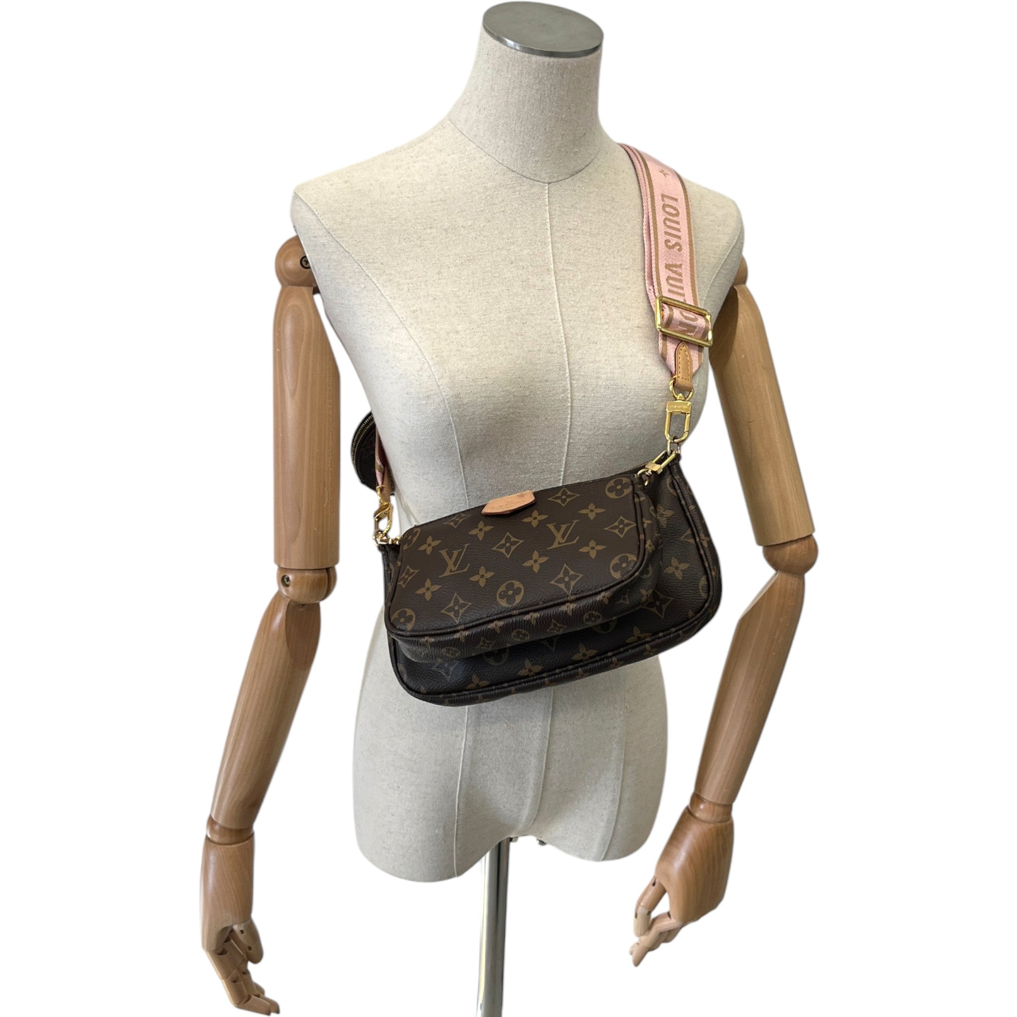 Women's Monogram Multi Pochette Bag Brown