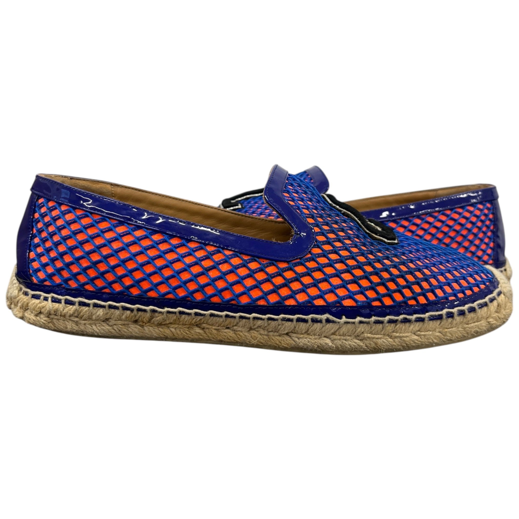 Men's Ivy Nanou Flat Mesh Ying Yang Espadrilles Blue Size EU 41 / UK 7