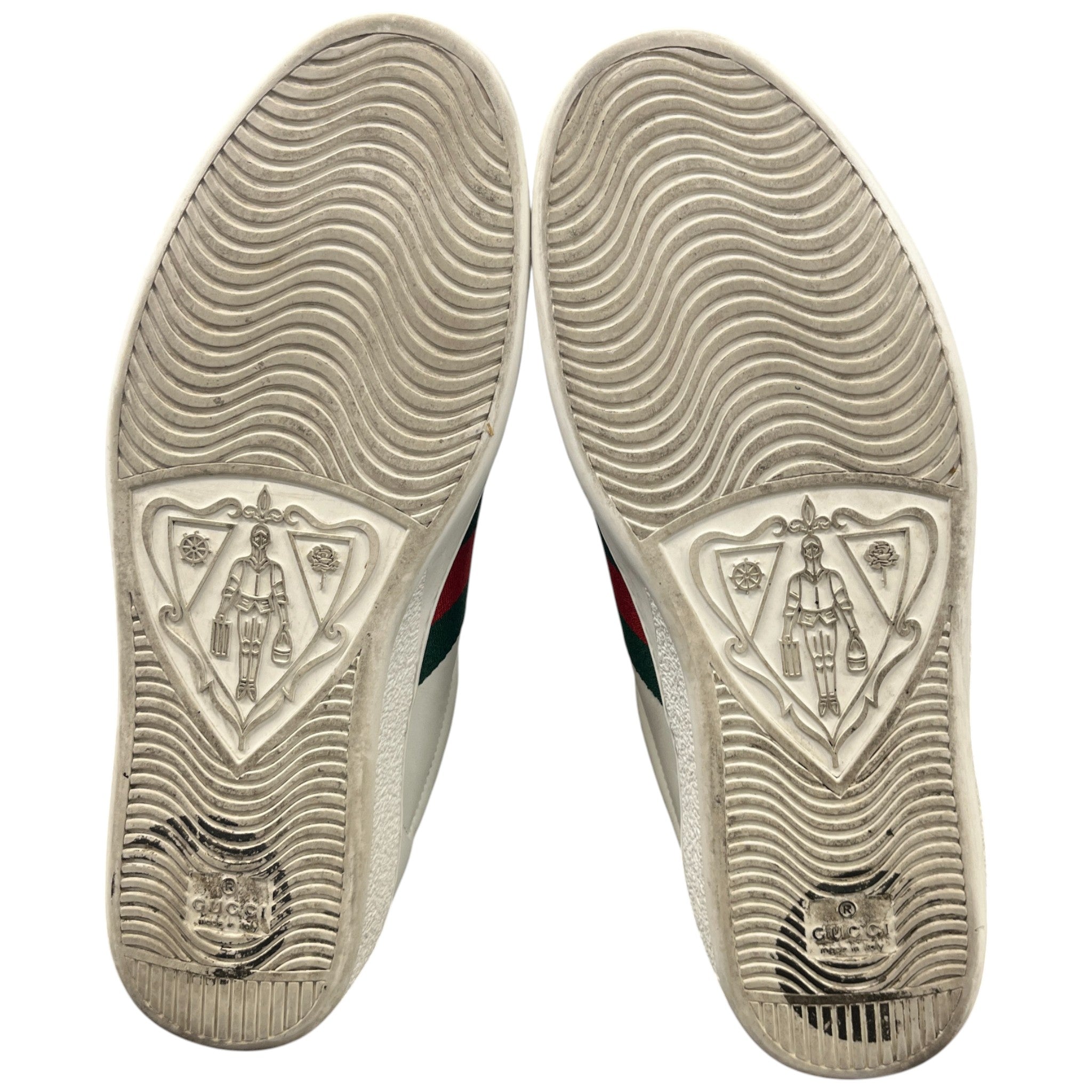 Men's Ace Embroidered Bee Low Trainers White Size EU 41 / UK 7