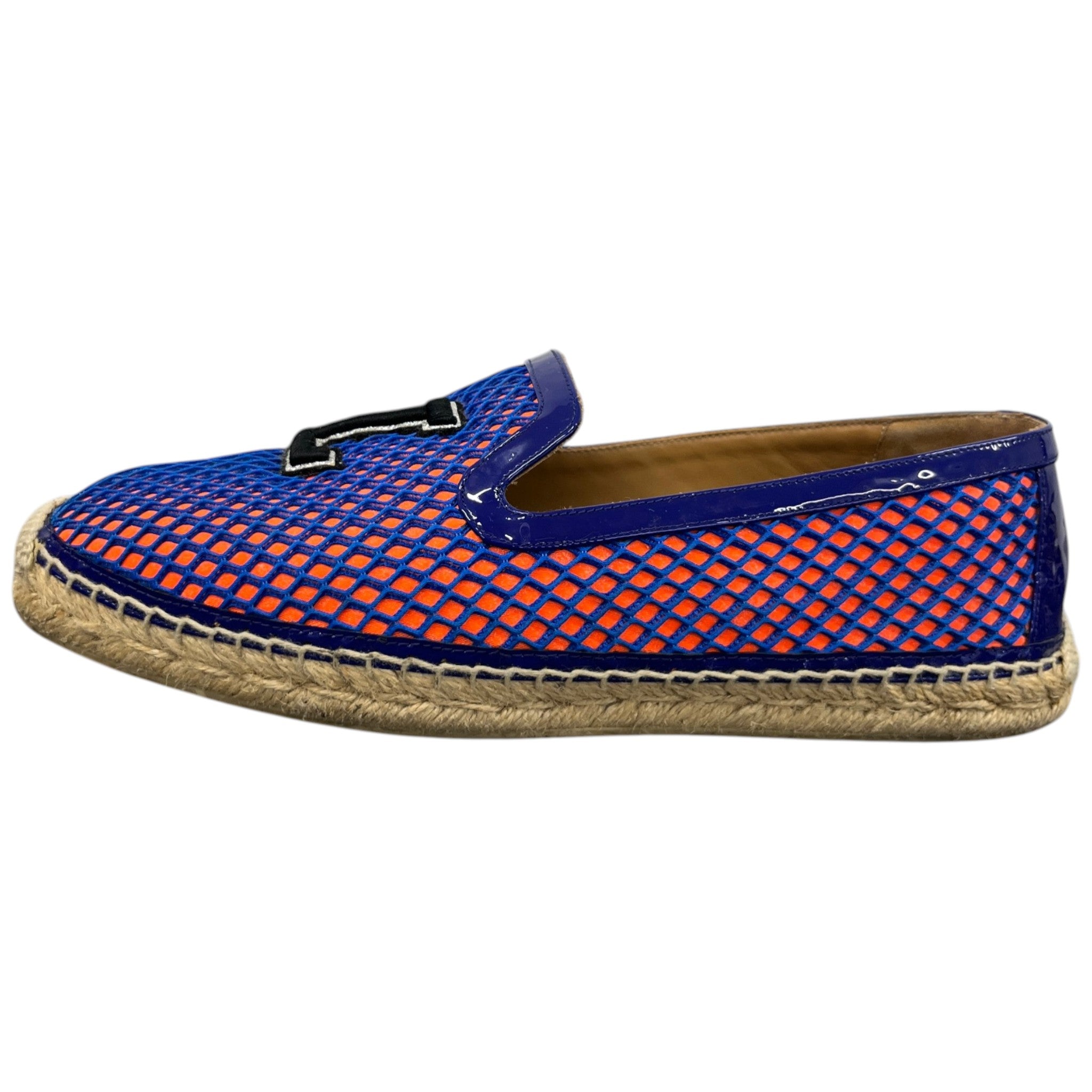Men's Ivy Nanou Flat Mesh Ying Yang Espadrilles Blue Size EU 41 / UK 7