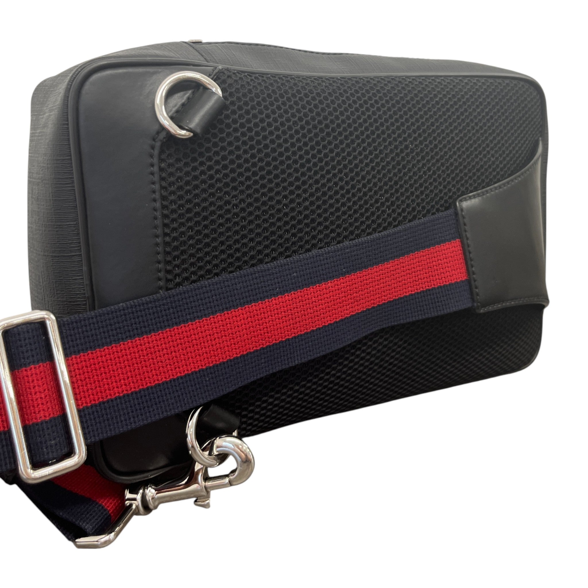 Men's Gg Supreme Sling Belt Bag Black