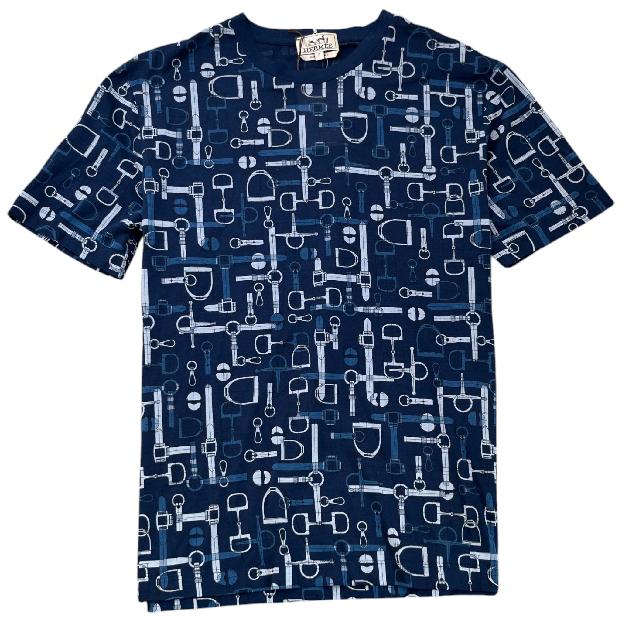 Men's Labyrinthe Equestre T-Shirt Blue Size M