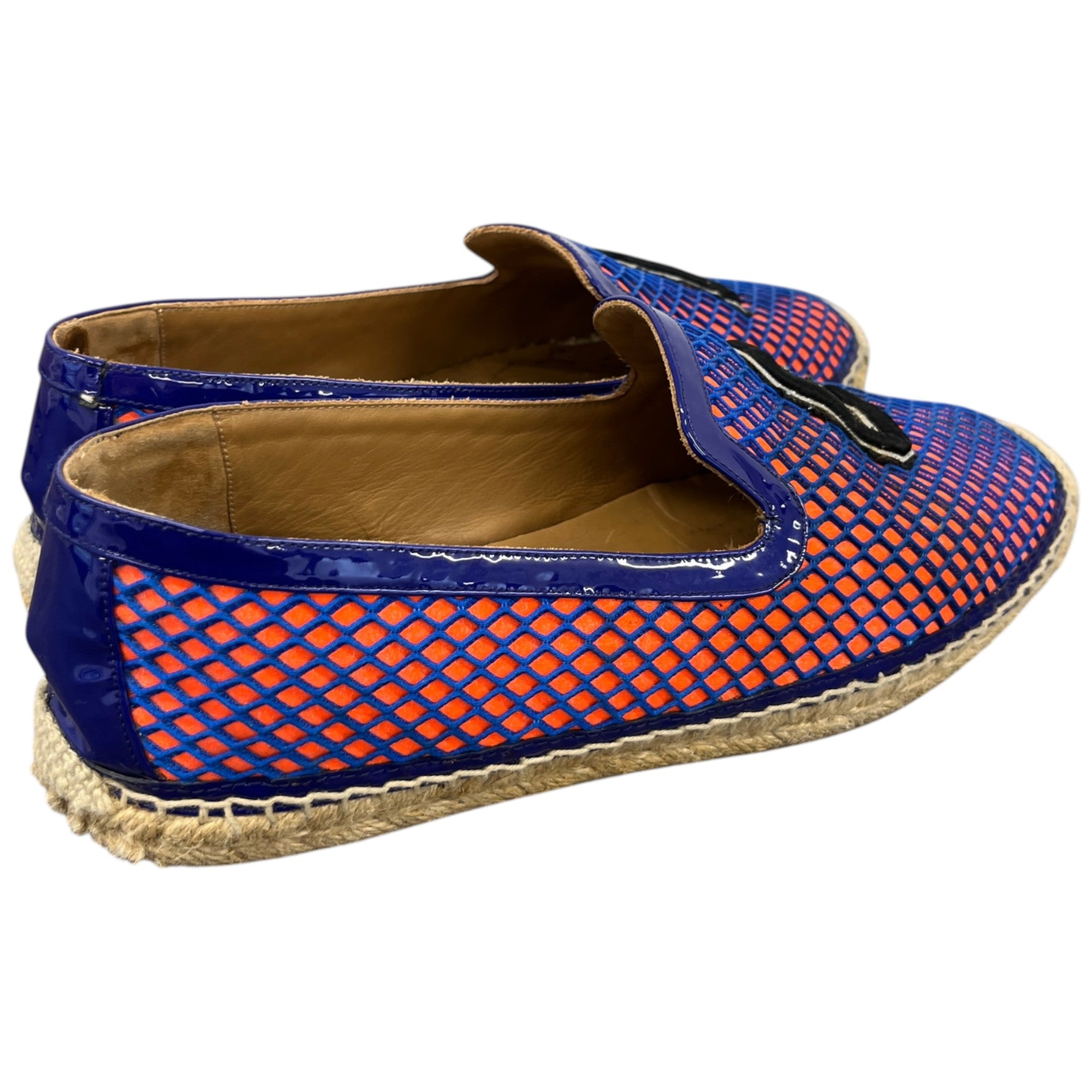Men's Ivy Nanou Flat Mesh Ying Yang Espadrilles Blue Size EU 41 / UK 7
