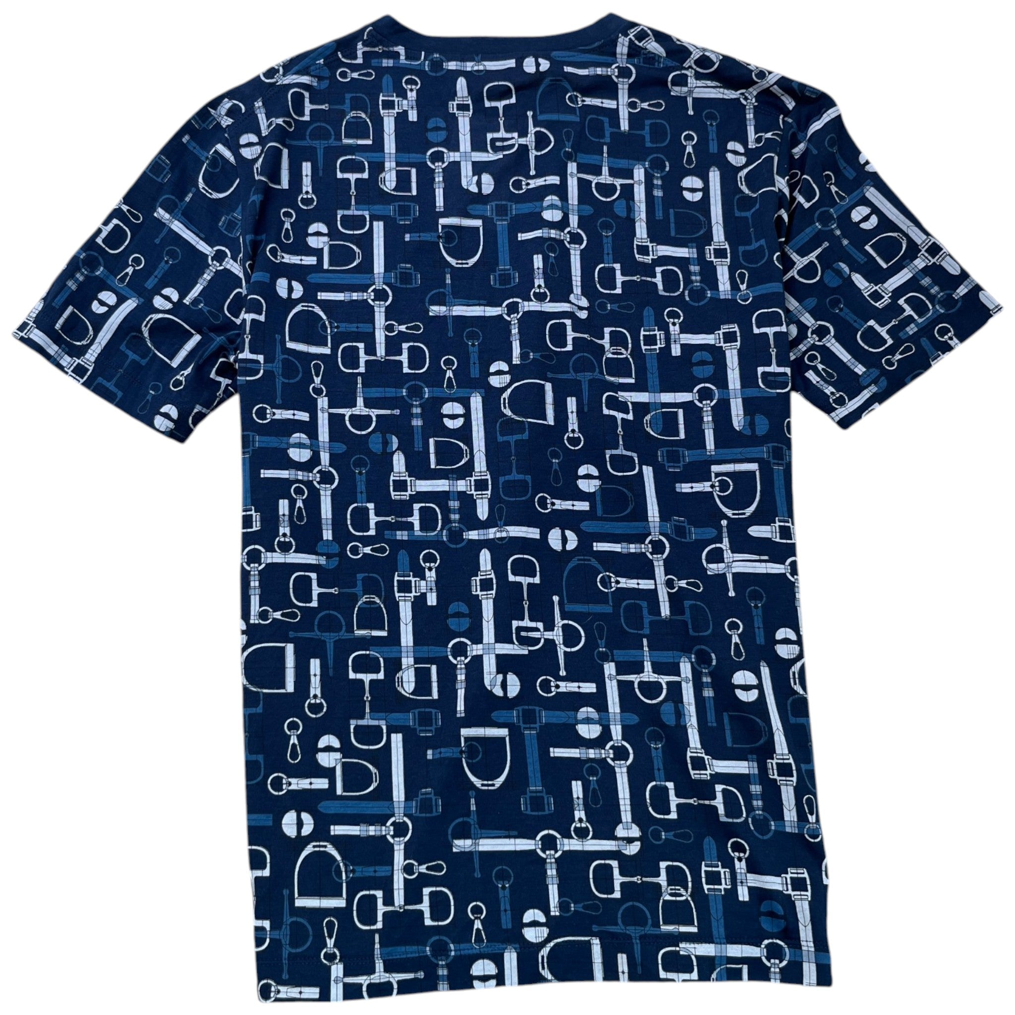 Men's Labyrinthe Equestre T-Shirt Blue Size M