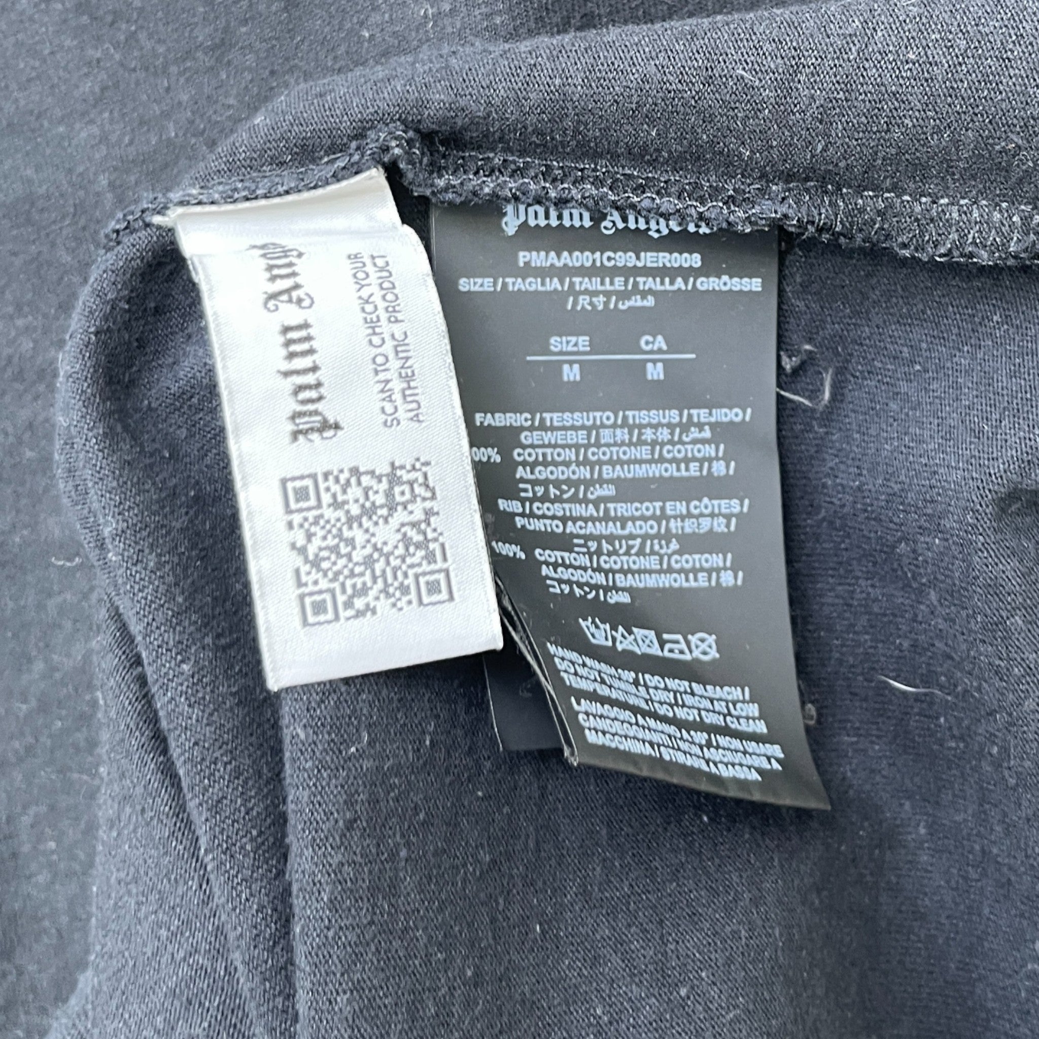 Men's Sprayed New York Logo T-Shirt Black Size M