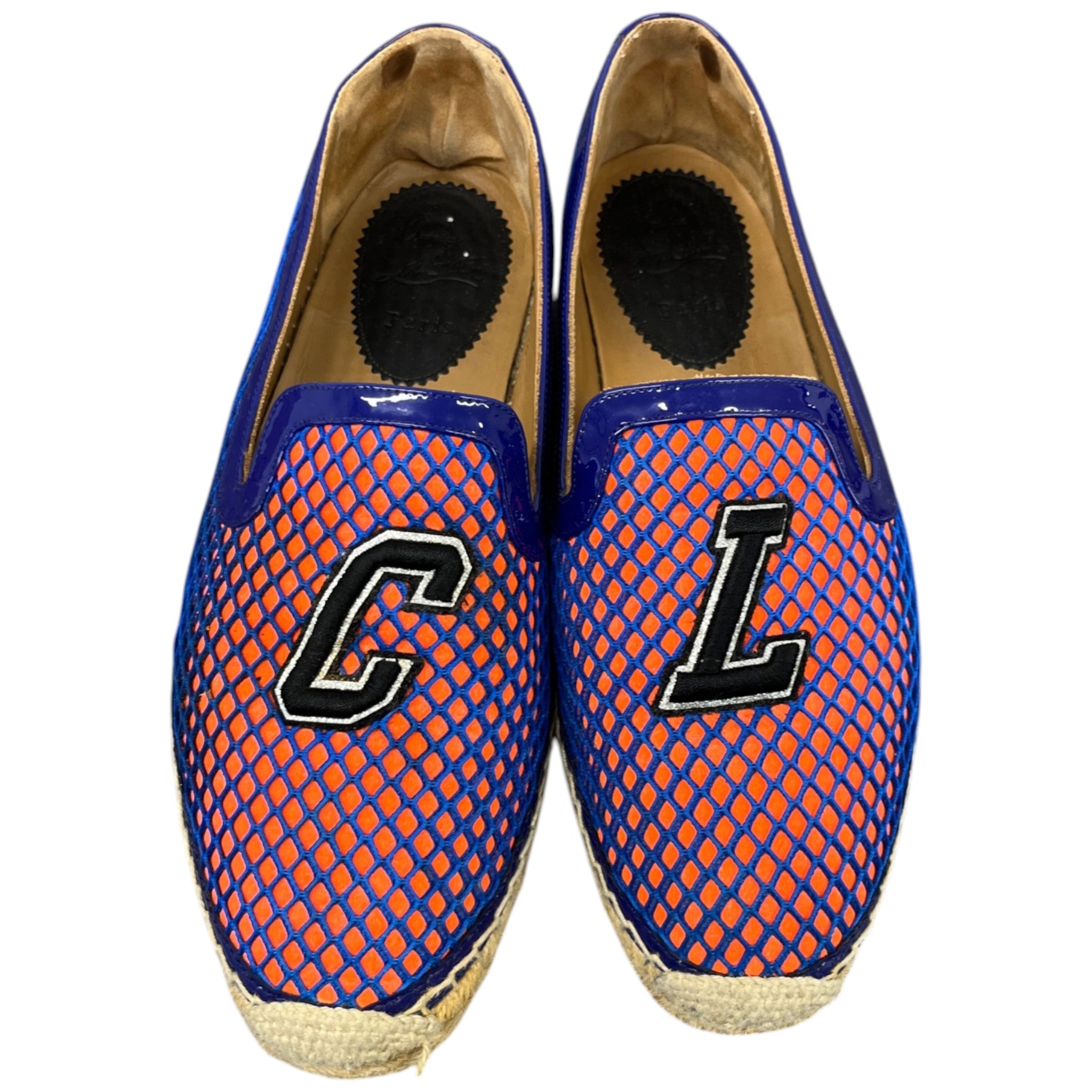 Men's Ivy Nanou Flat Mesh Ying Yang Espadrilles Blue Size EU 41 / UK 7