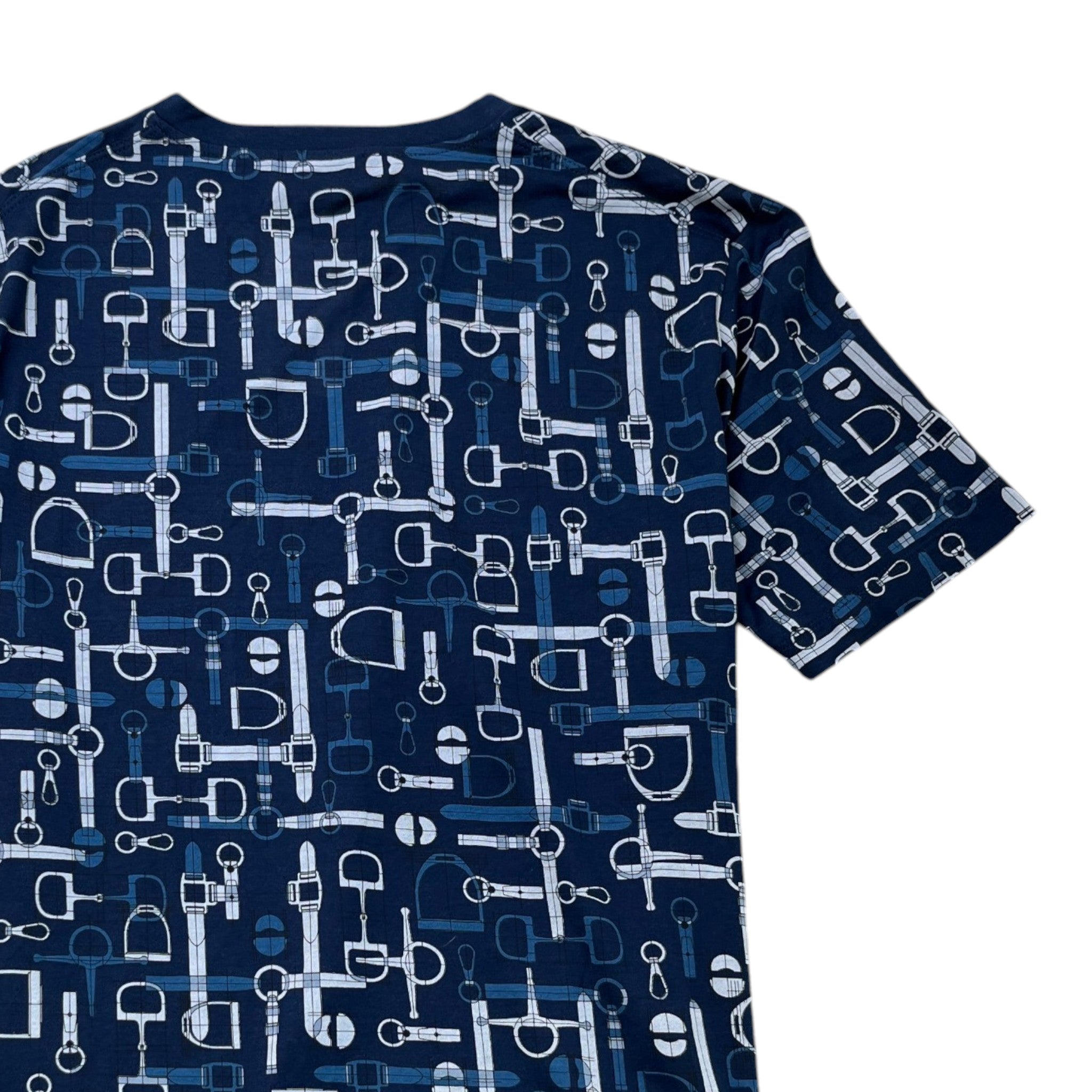 Men's Labyrinthe Equestre T-Shirt Blue Size M