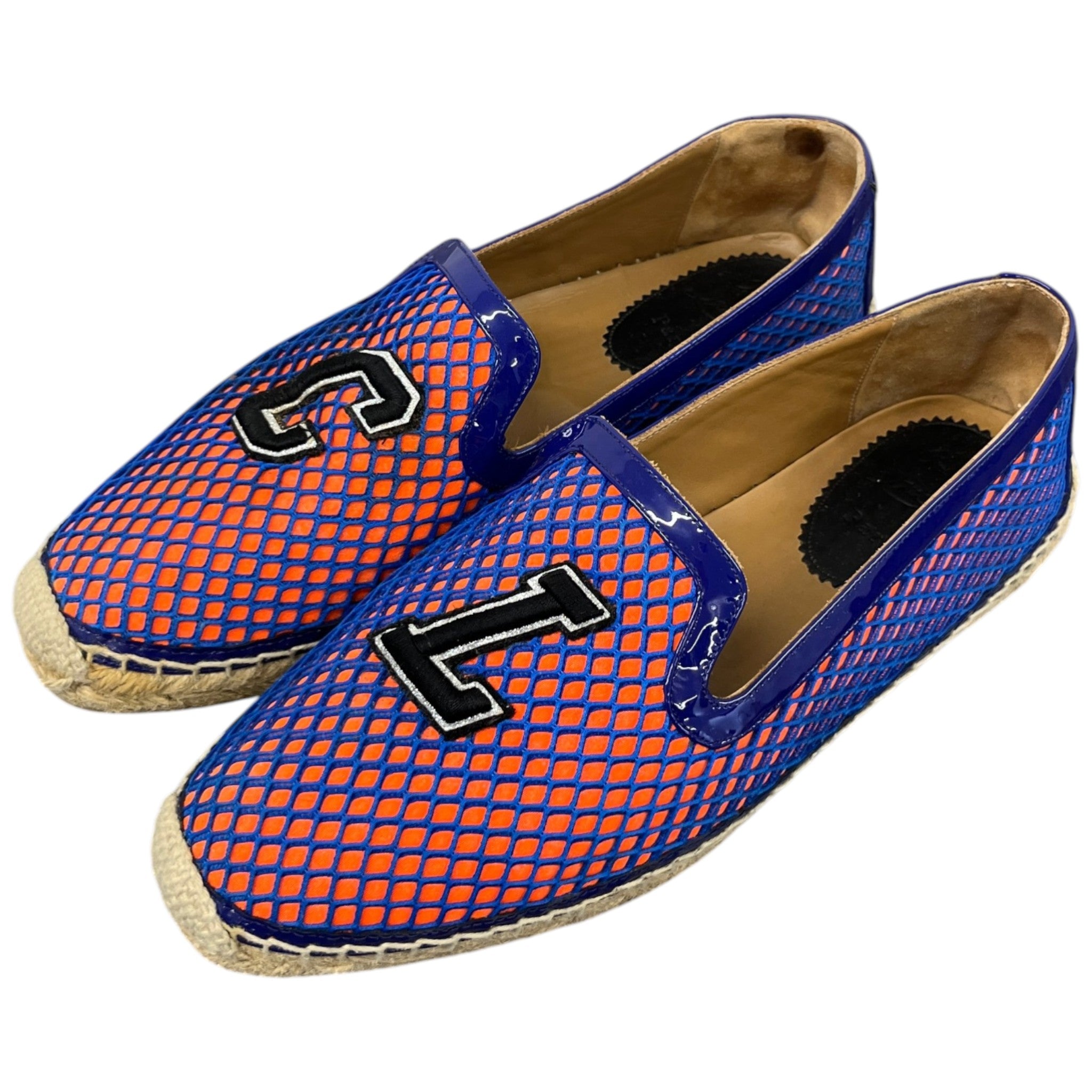 Men's Ivy Nanou Flat Mesh Ying Yang Espadrilles Blue Size EU 41 / UK 7