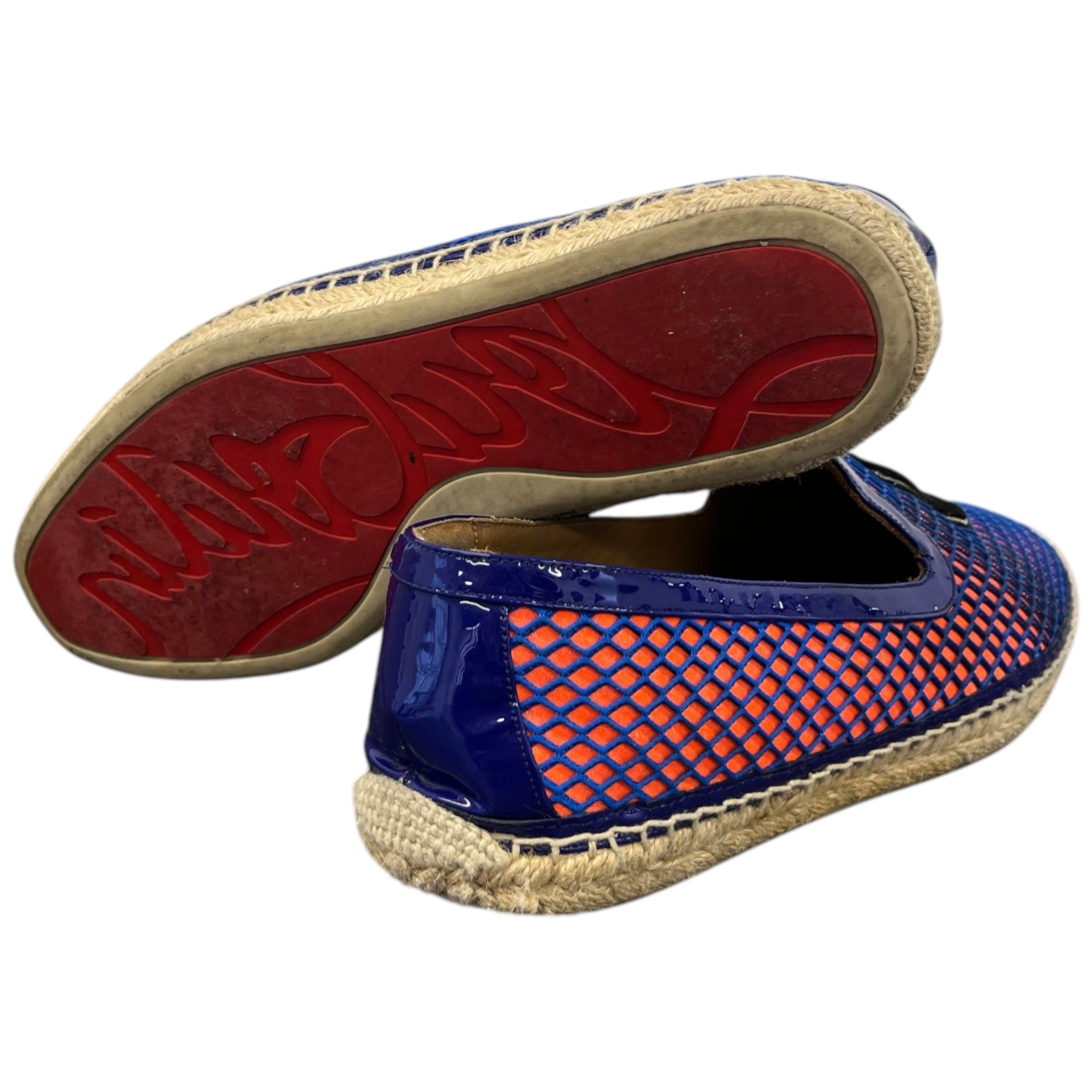 Men's Ivy Nanou Flat Mesh Ying Yang Espadrilles Blue Size EU 41 / UK 7