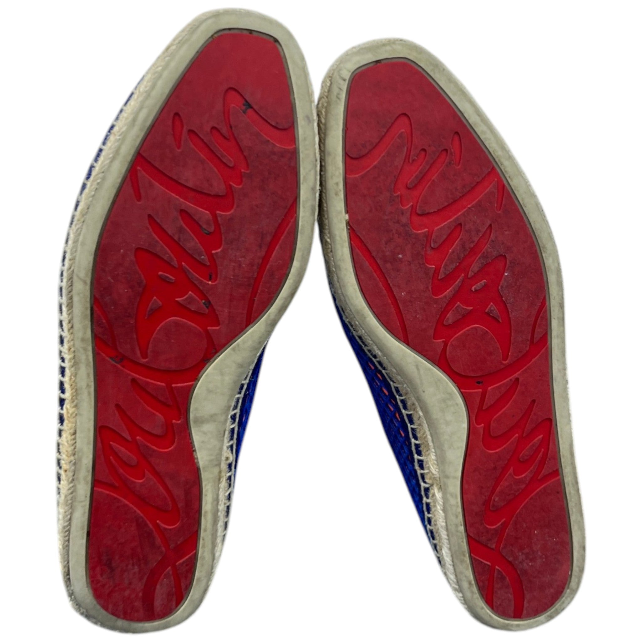 Men's Ivy Nanou Flat Mesh Ying Yang Espadrilles Blue Size EU 41 / UK 7