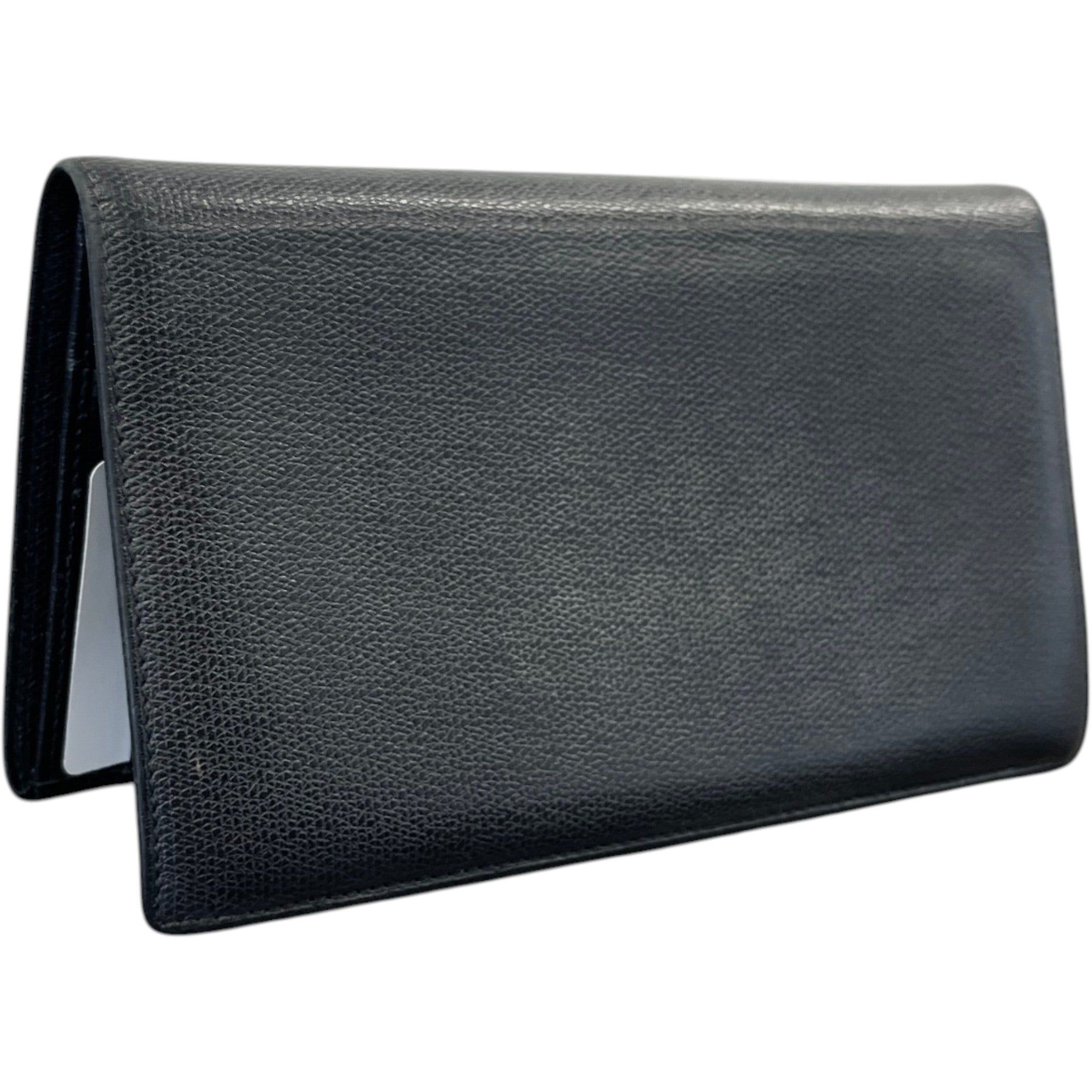 Women's Vintage Coco Button Wallet Black
