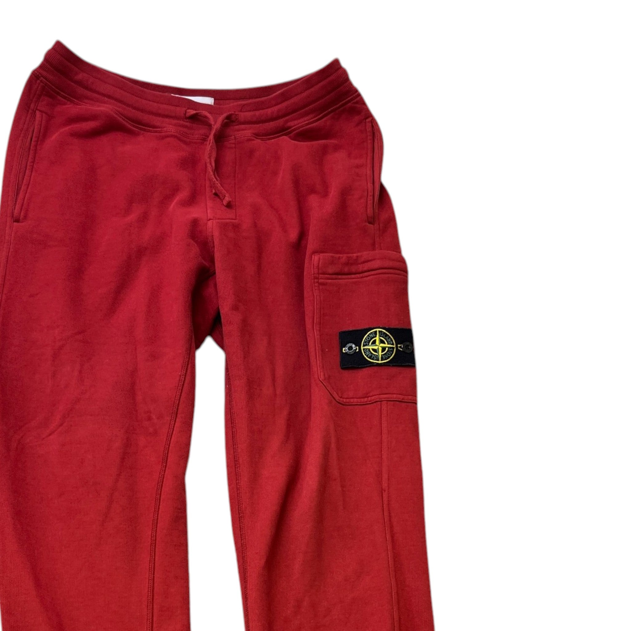 Men's Applique Logo Joggers Red Size M
