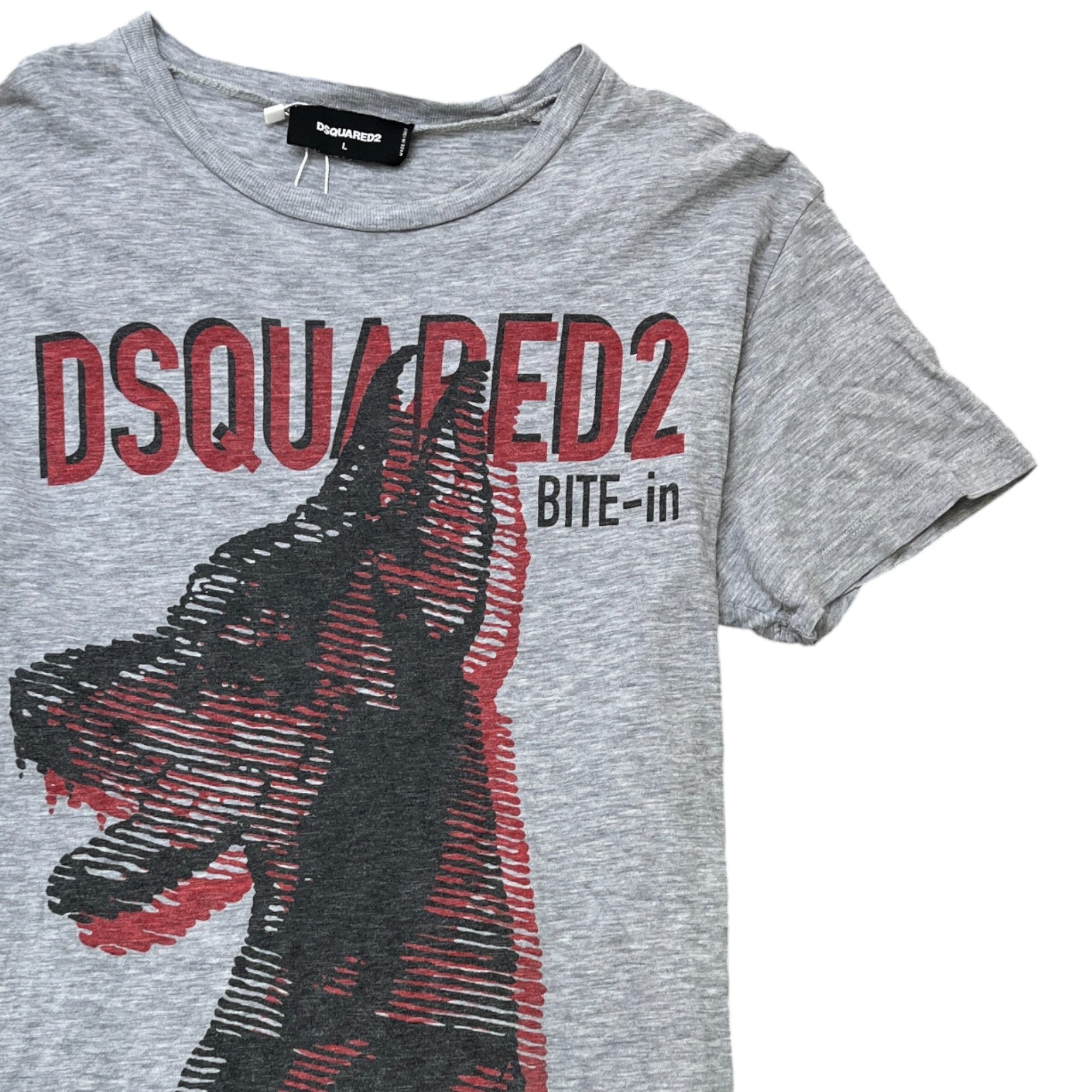 Men's Year Of The Dog T-Shirt Grey Size L