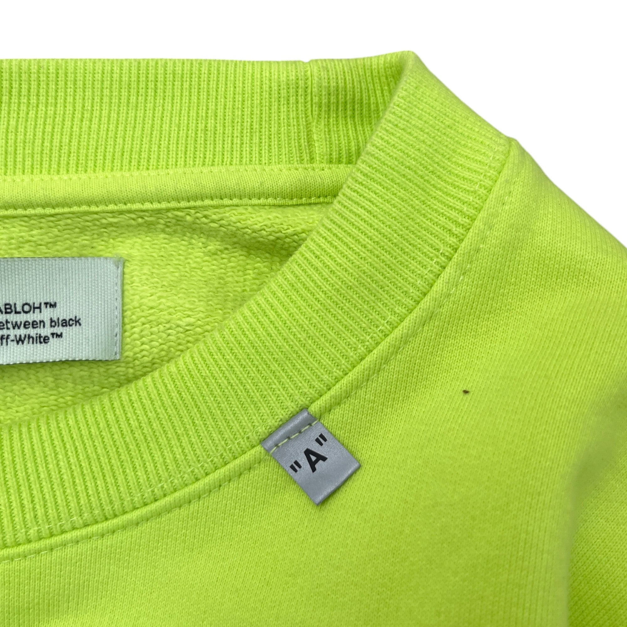 Men's Rationalism Logo Print Sweatshirt Green Size M