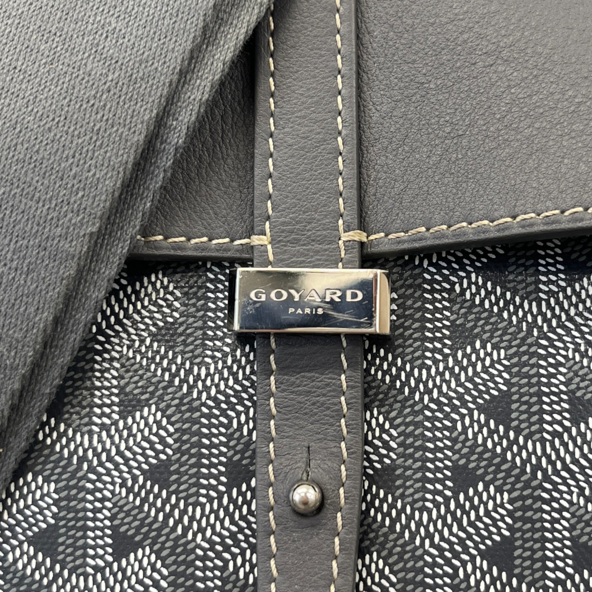 Men's Coursier Messenger Bag Grey