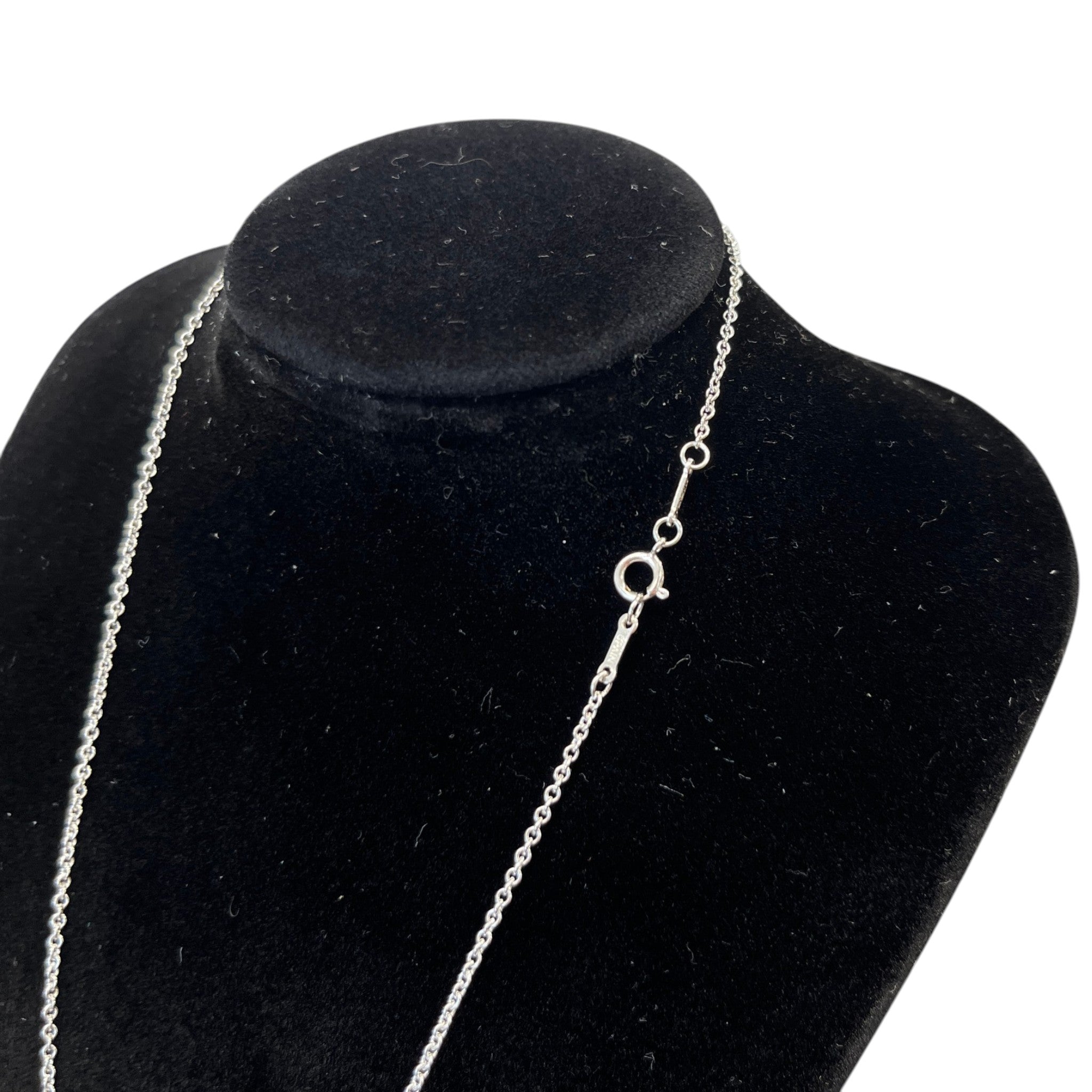 Women's Elsa Peretti Open Heart Necklace Silver