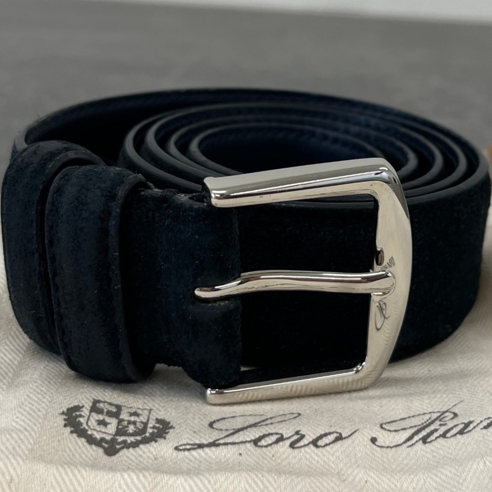 Men's Alsavel Belt Navy Size Waist 34"