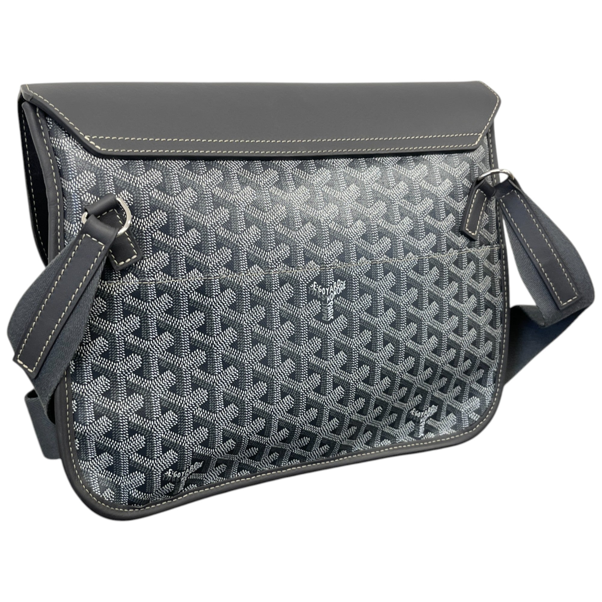 Men's Coursier Messenger Bag Grey