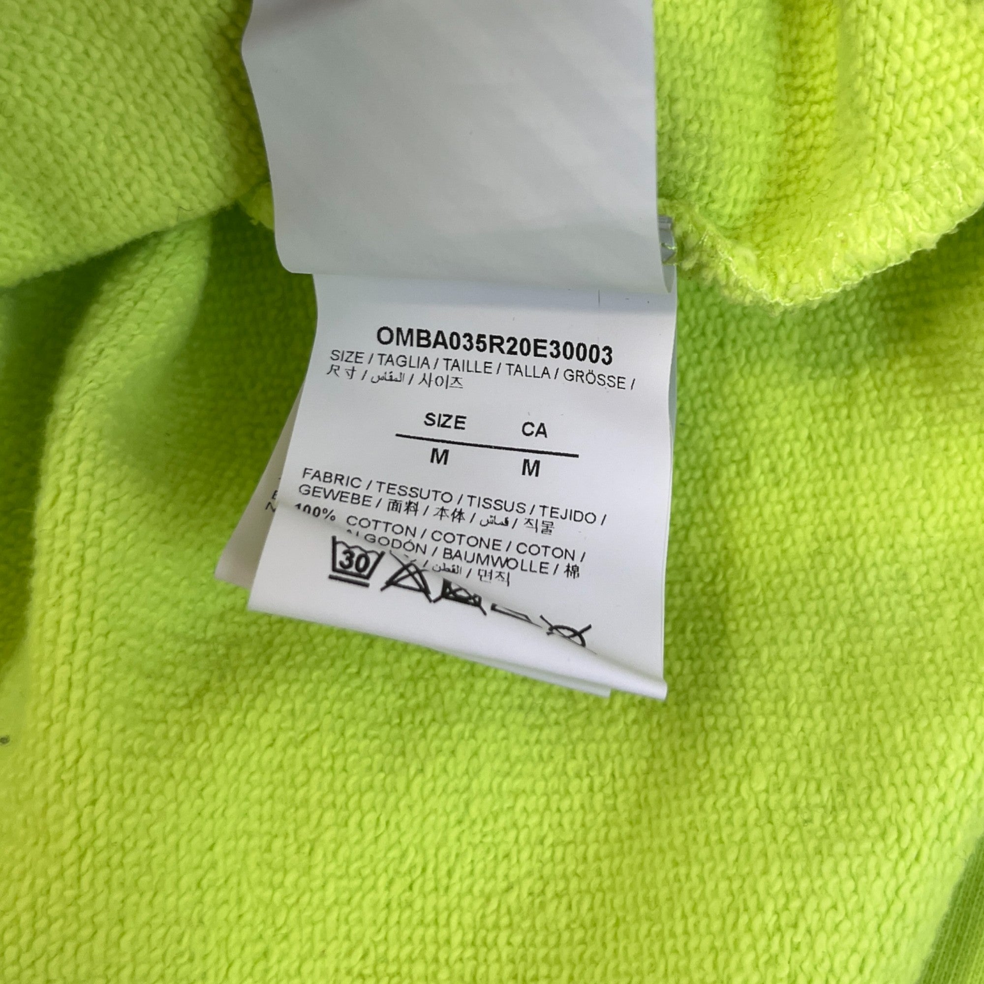 Men's Rationalism Logo Print Sweatshirt Green Size M