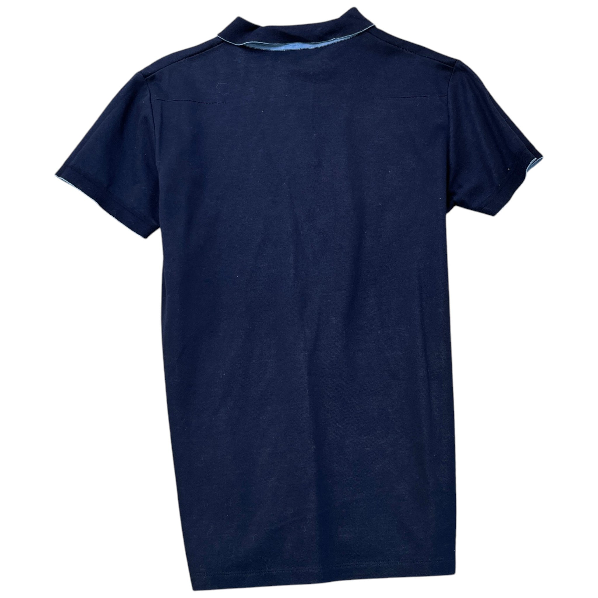 Men's Embroidered Logo Polo Shirt Navy Size L