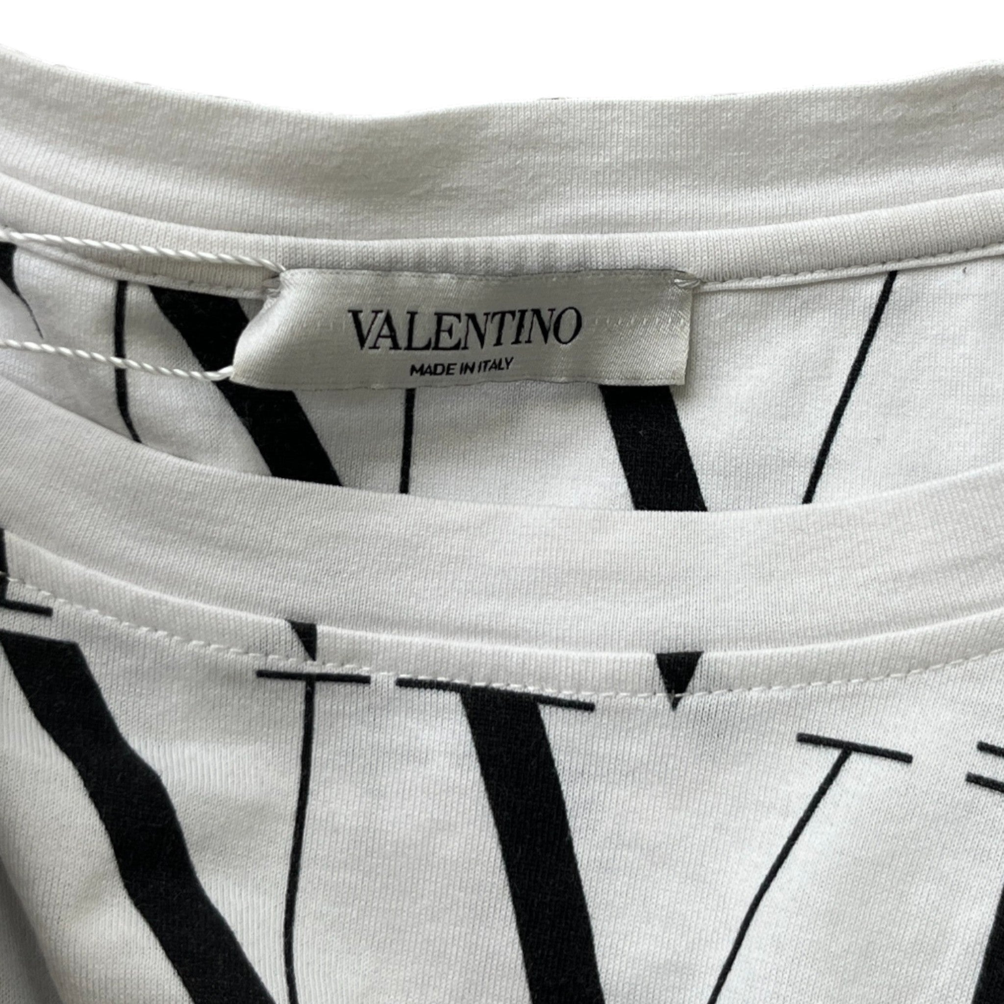 Men's Vltn Logo T-Shirt White Size M