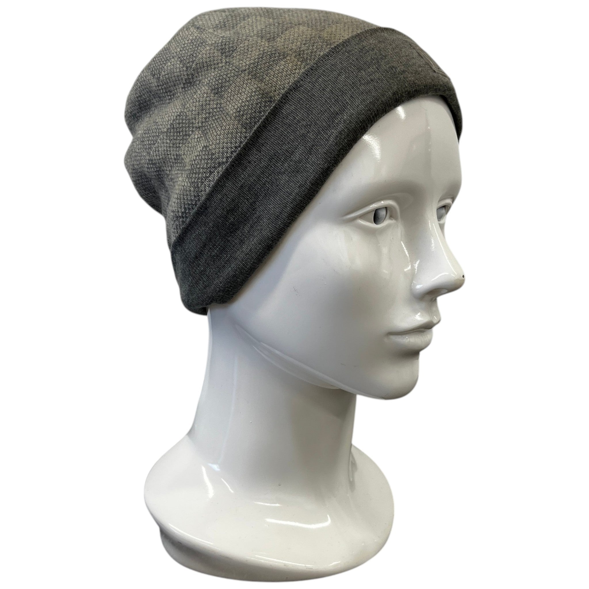 Men's Néo Petit Damier Beanie Hat Grey