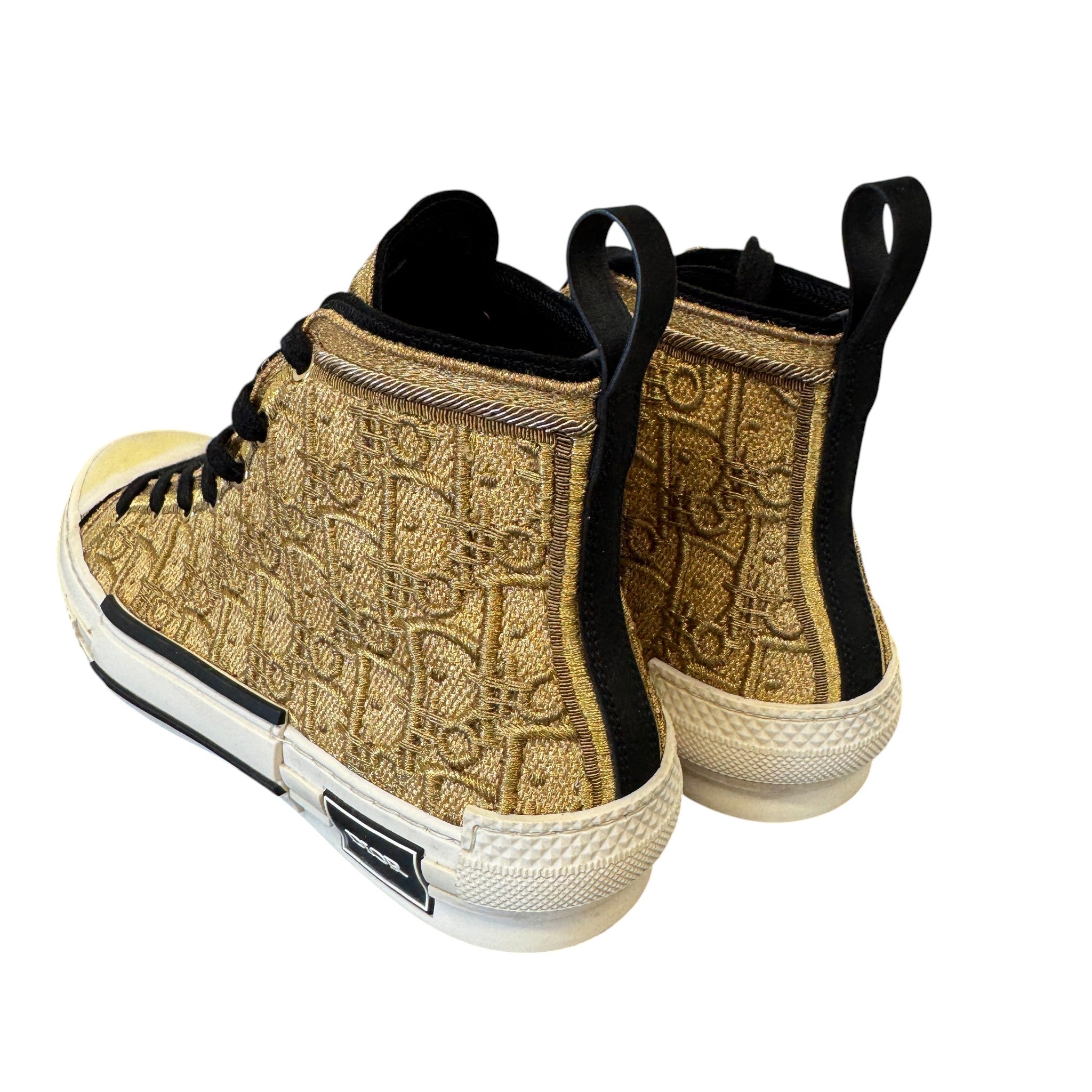 Men's B23 Oblique Cannetille High Trainers Gold Size EU 42 / UK 8