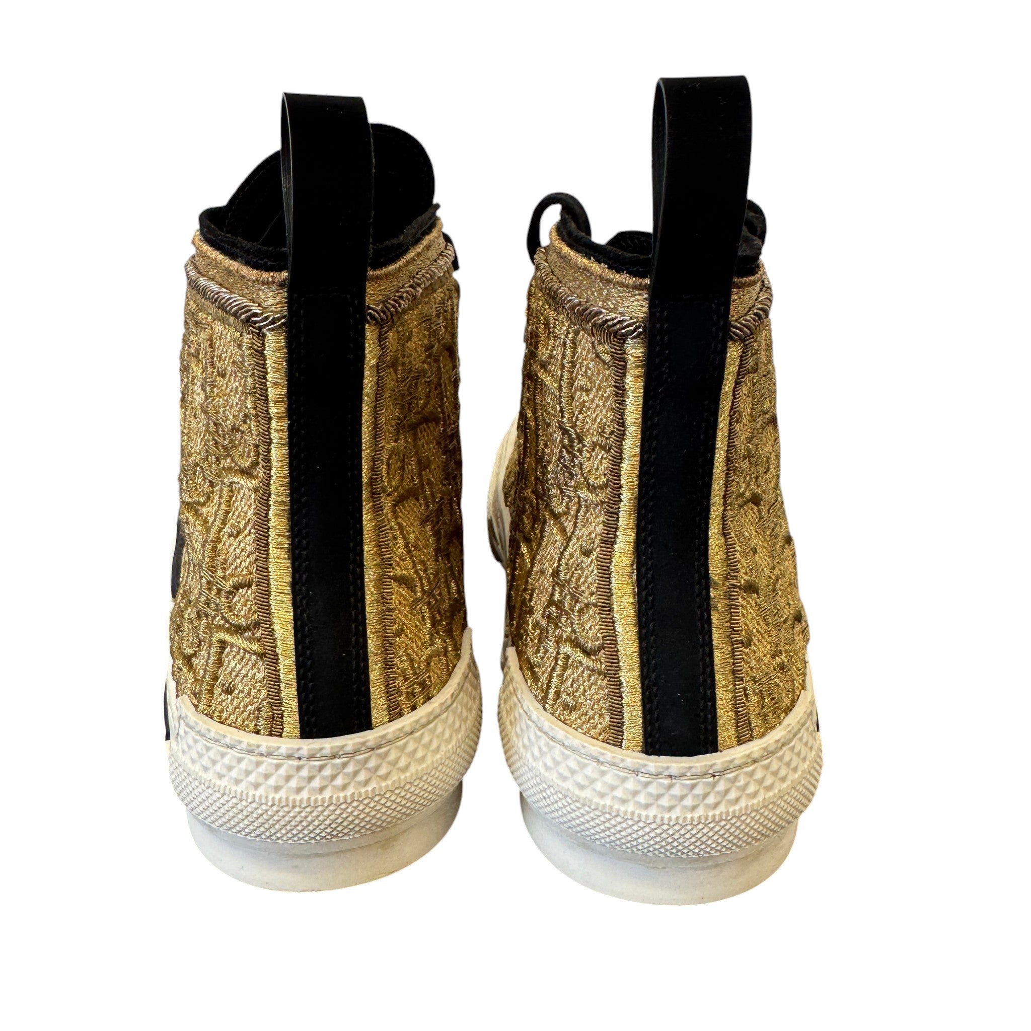 Men's B23 Oblique Cannetille High Trainers Gold Size EU 42 / UK 8