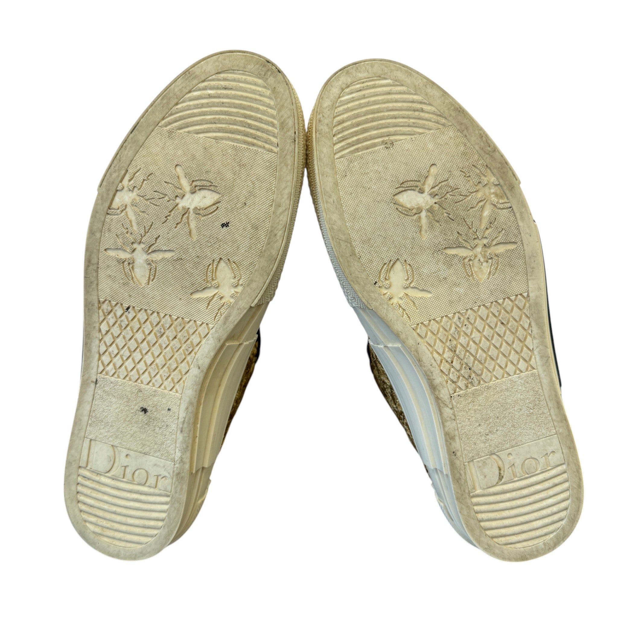 Men's B23 Oblique Cannetille High Trainers Gold Size EU 42 / UK 8