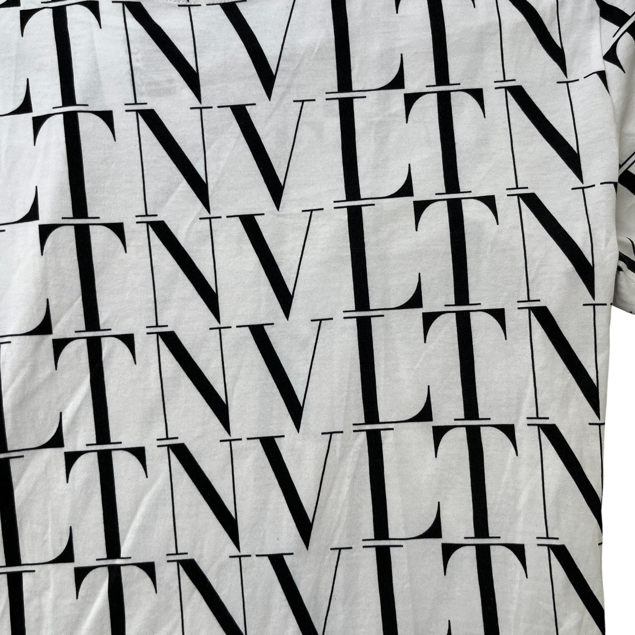 Men's Vltn Logo T-Shirt White Size M