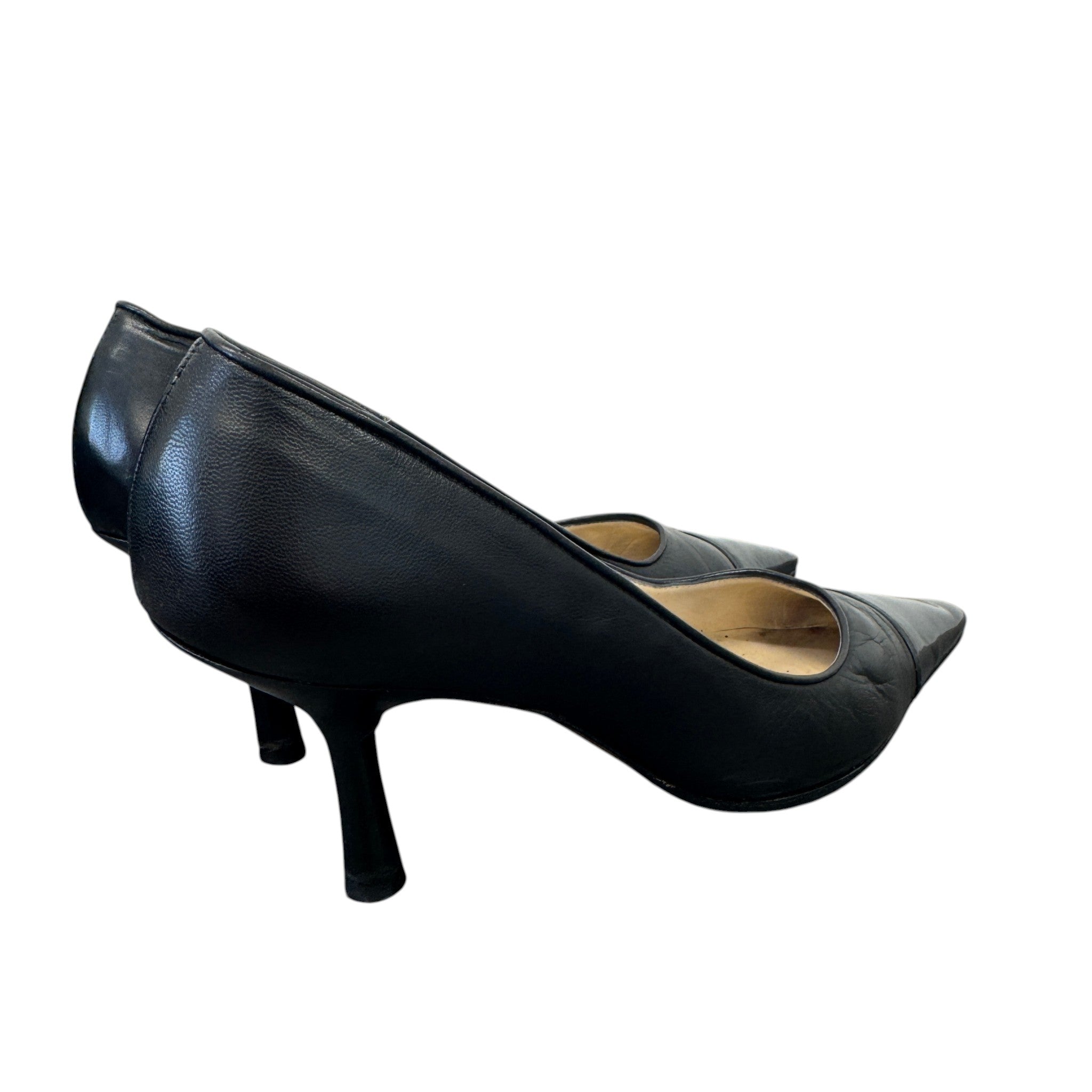 Women's Pointed Kitten Heels Black Size EU 37.5 / UK 4.5