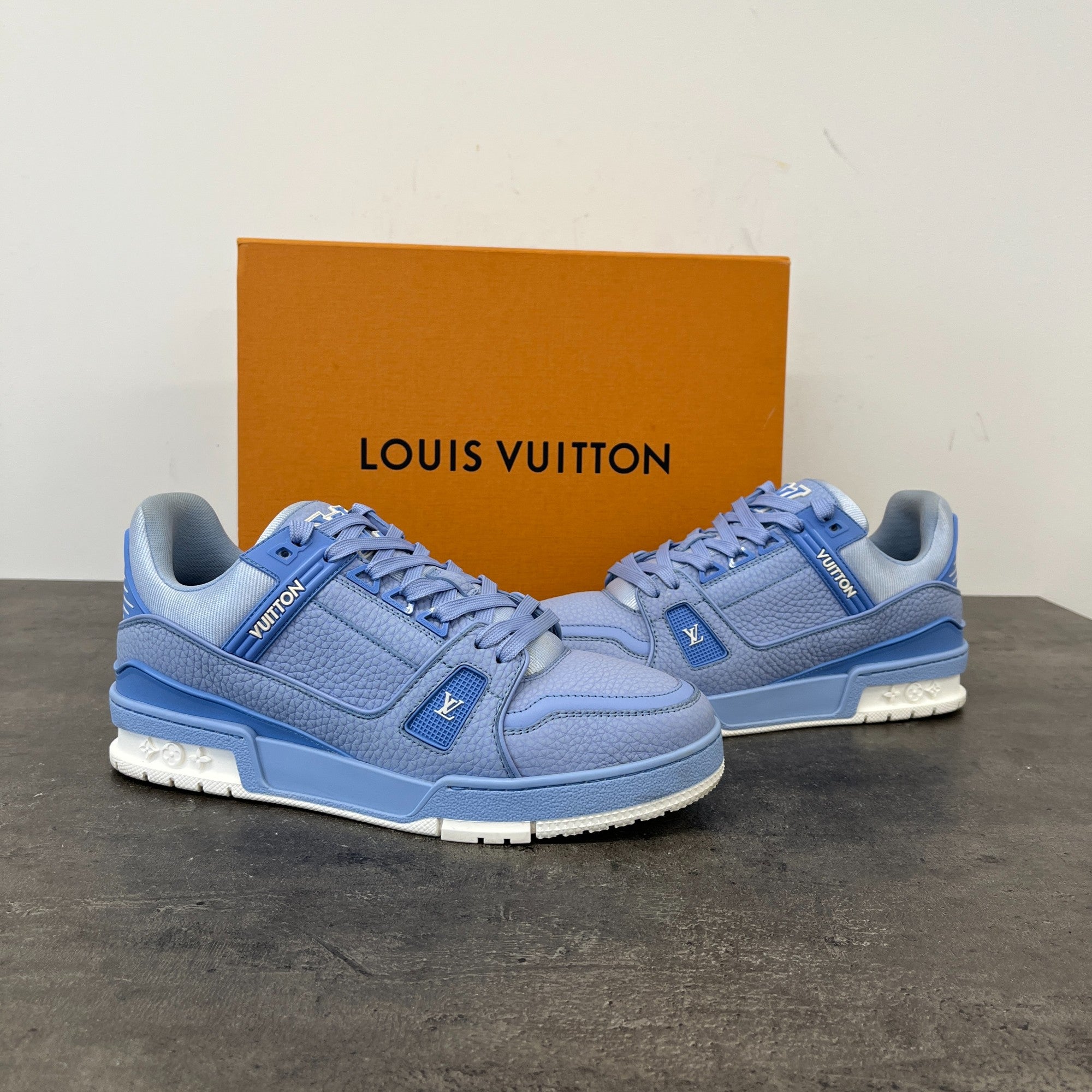 Men's Lv Low Trainers Blue Size EU 40 / UK 6