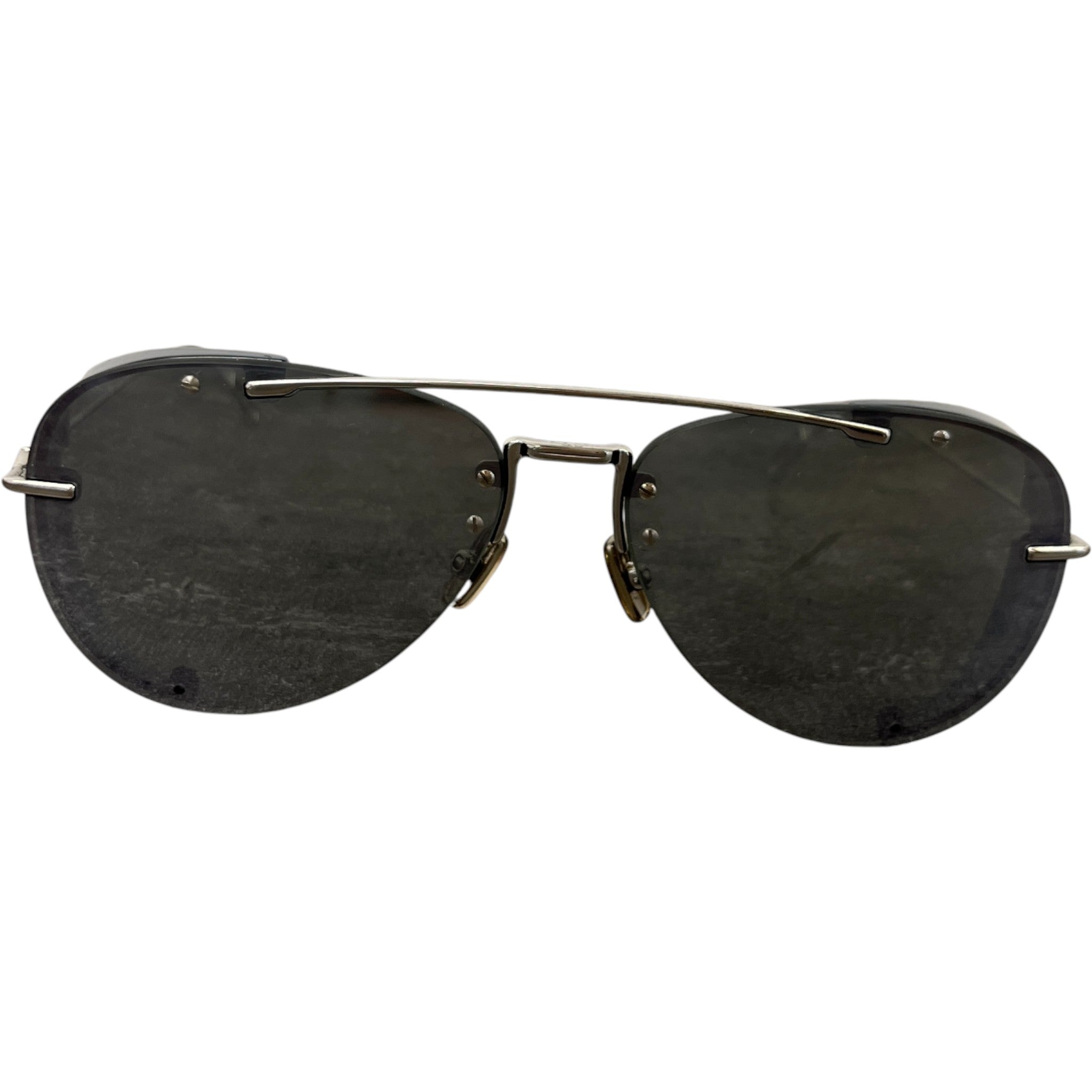 Men's 0102K Aviator Sunglasses Silver
