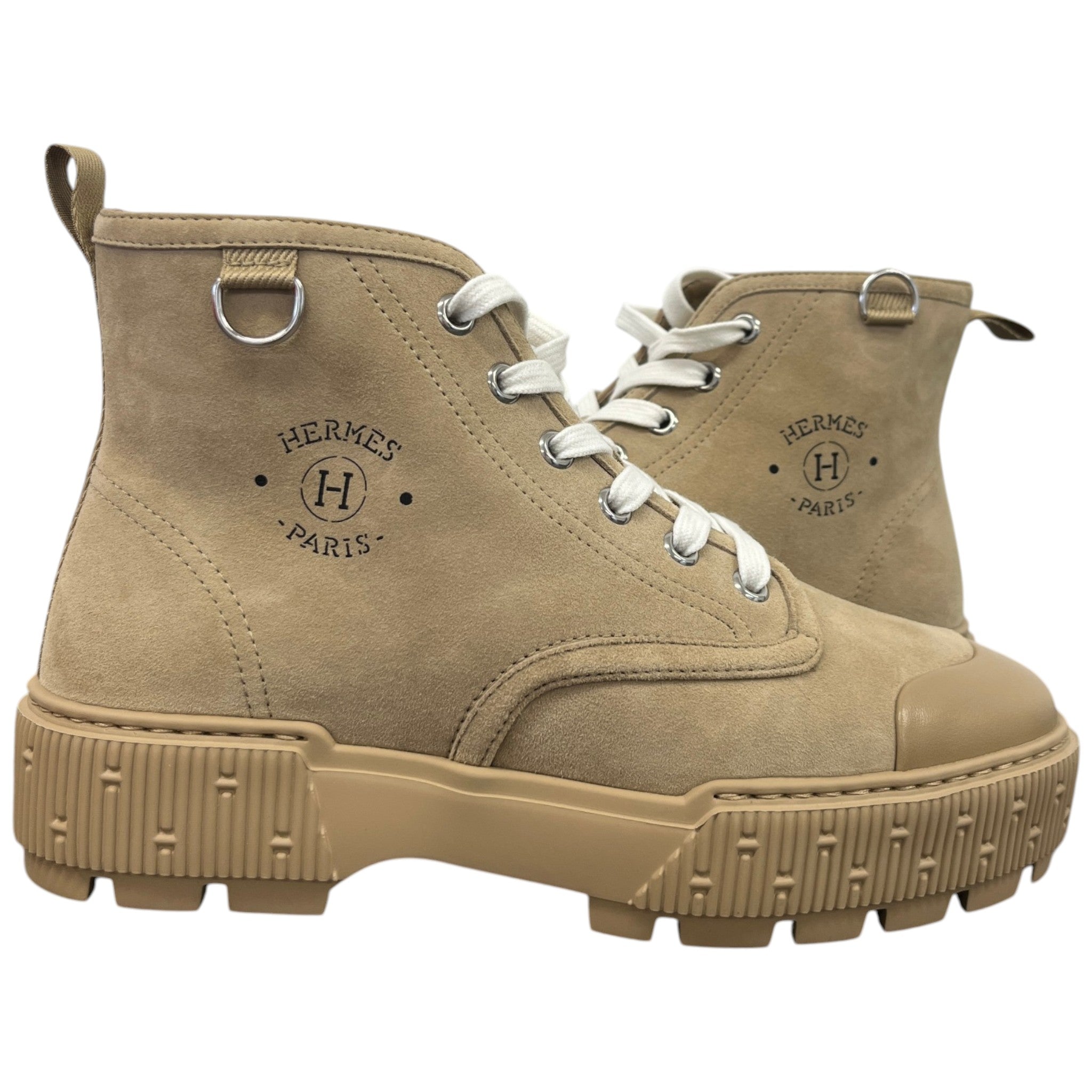 Women's Itineraire Ankle High Trainers Beige Size EU 36 / UK 3