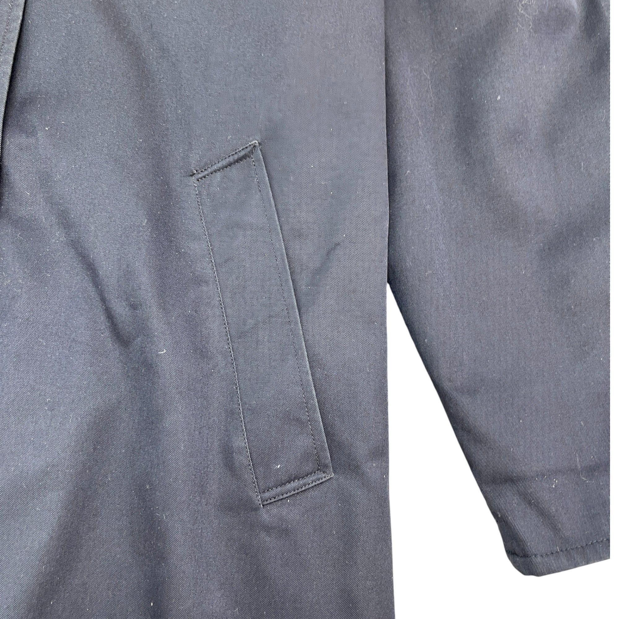 Women's Checkered Jacket Navy Size 18