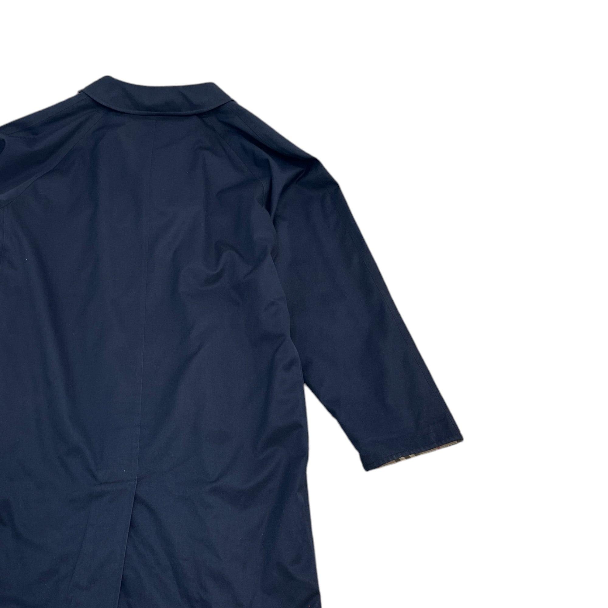 Women's Checkered Jacket Navy Size 18