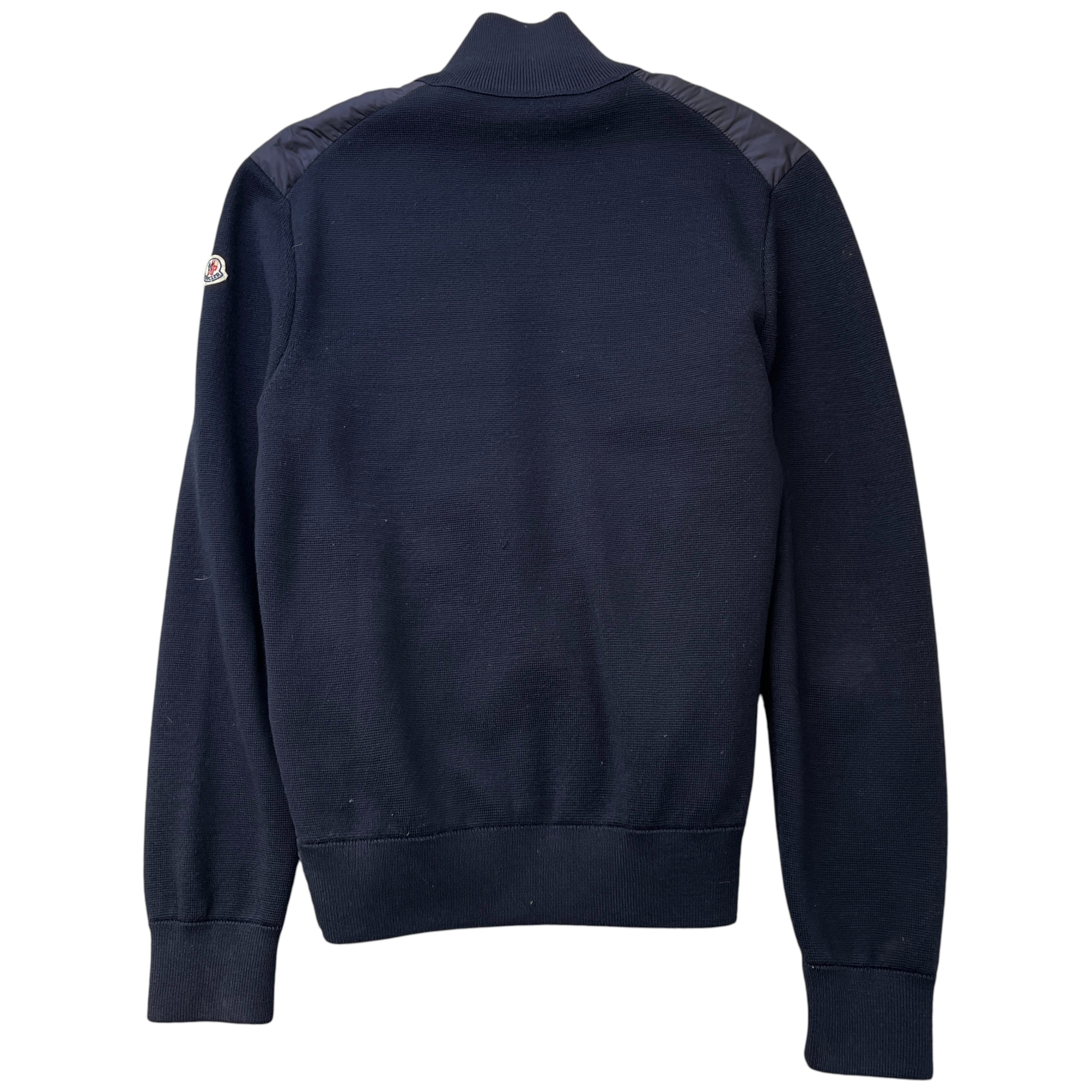 Men's Cardigan Tricot Jacket Navy Size L