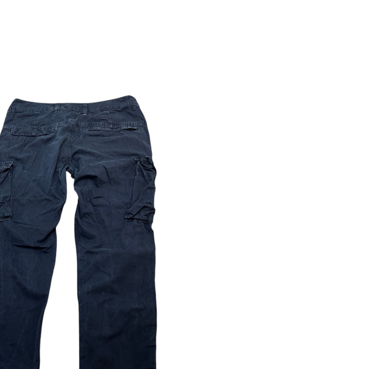 Men's Applique Logo Cargos Navy Size Waist 29"