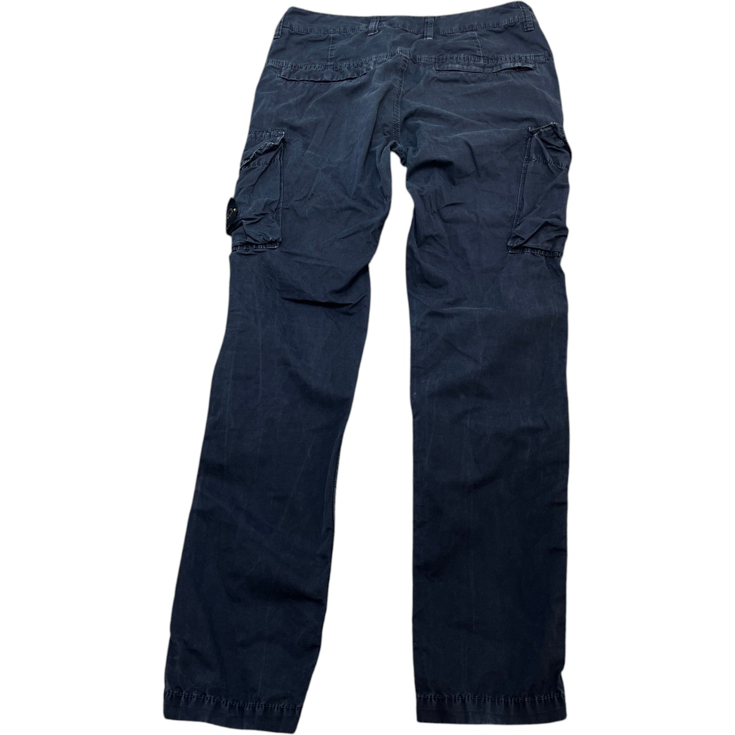 Men's Applique Logo Cargos Navy Size Waist 29"