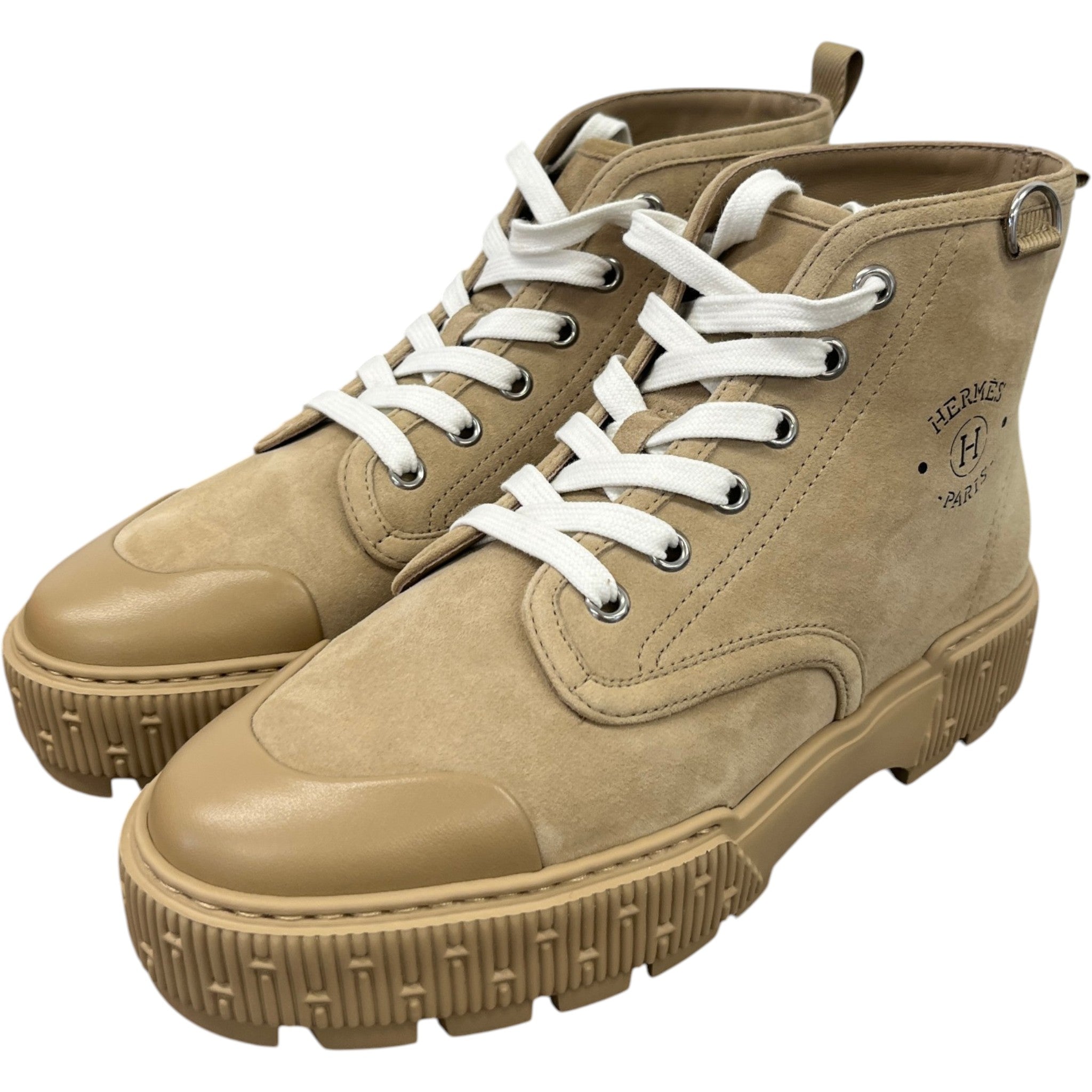 Women's Itineraire Ankle High Trainers Beige Size EU 36 / UK 3