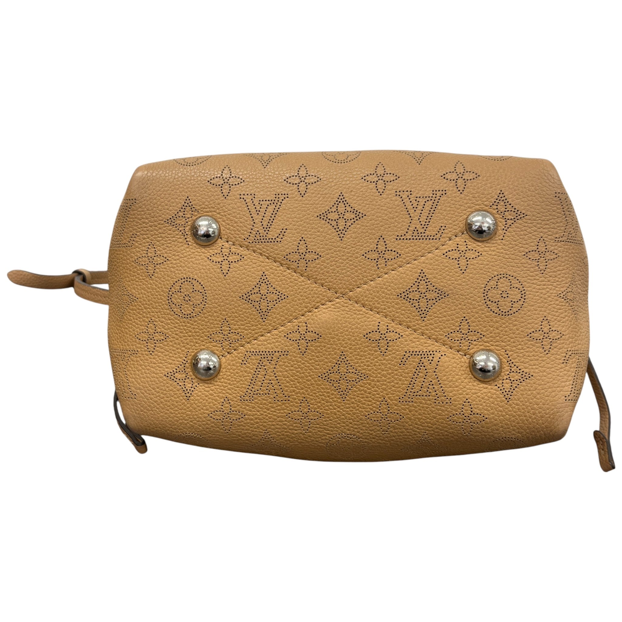 Women's Monogram Mahina Bella Bucket Handbag Brown