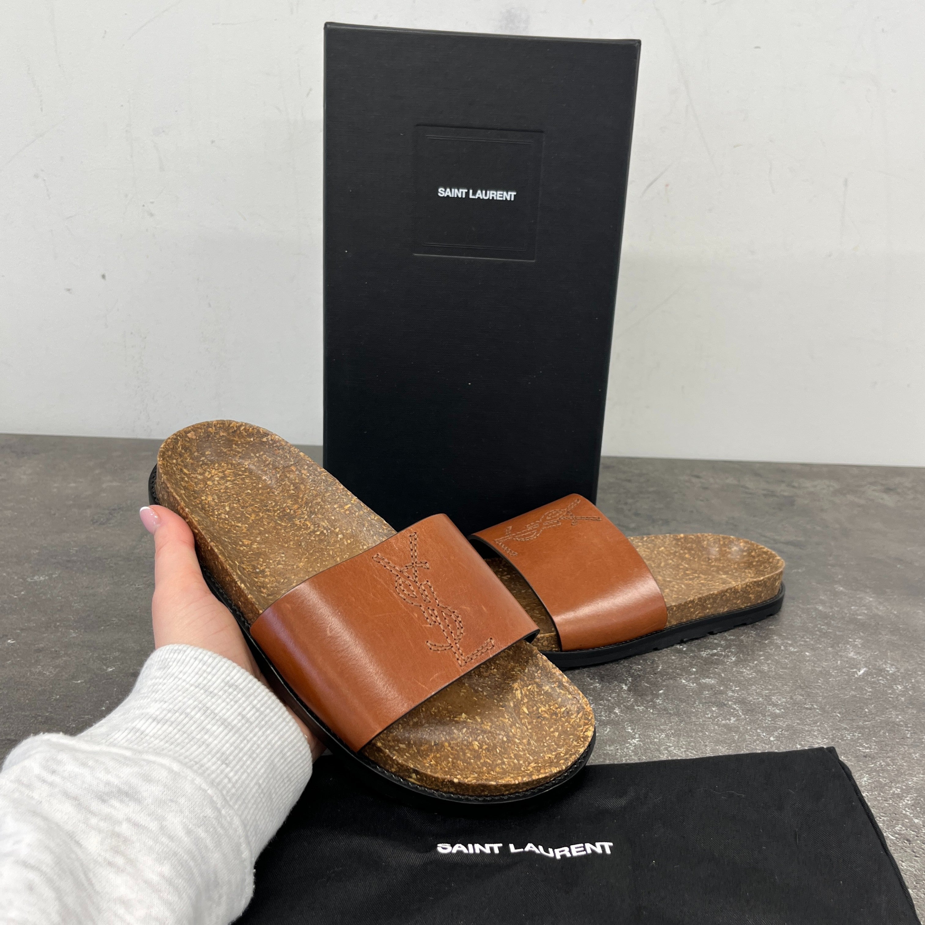 Women's Joan Slides Brown Size EU 36 / UK 3