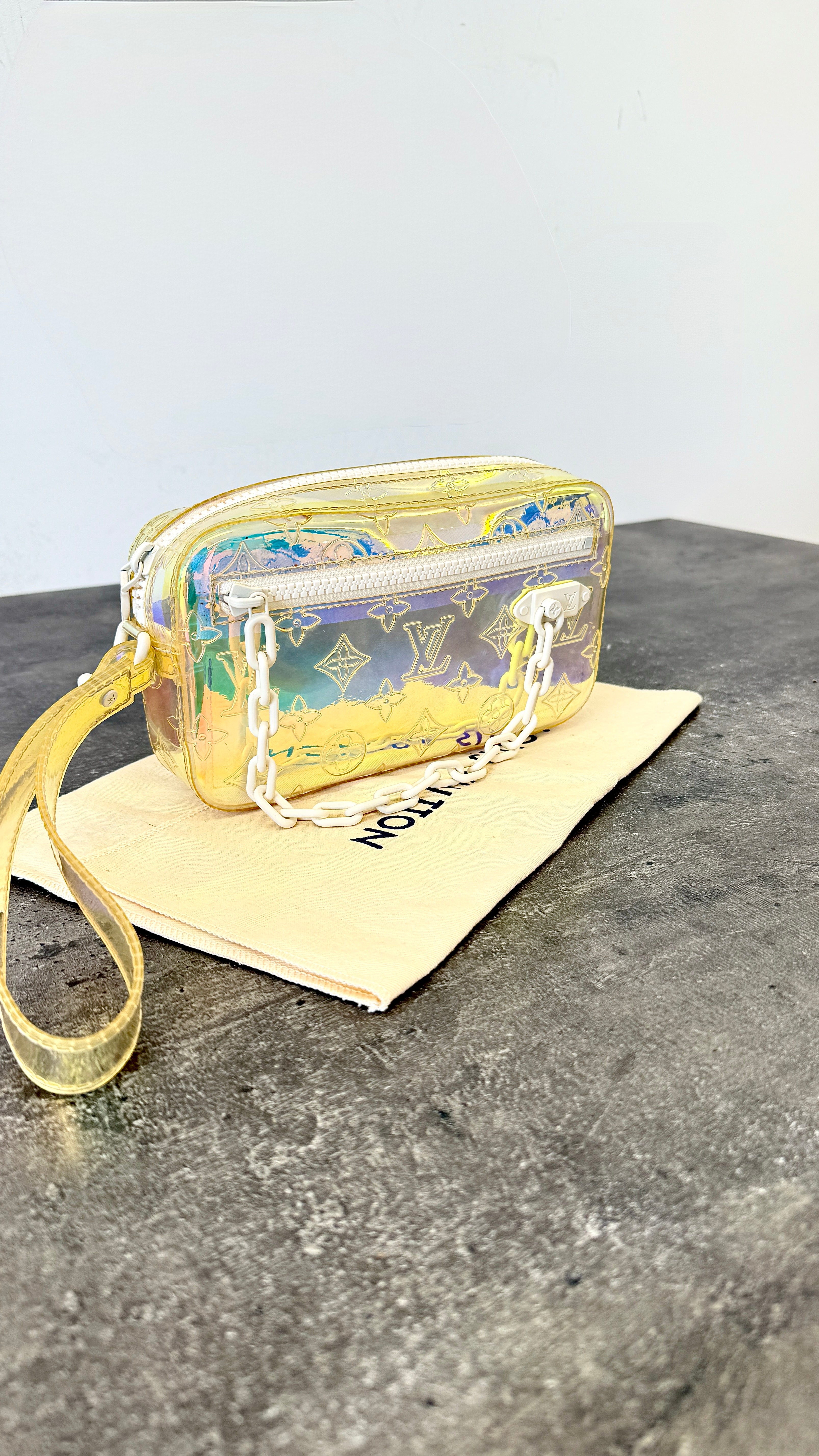 Monogram Iridescent Pochette Volga Handbag Multi-Coloured