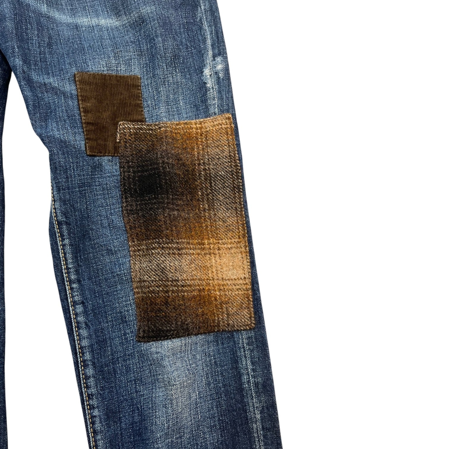 Men's Patchwork Jeans Navy Size IT 44 / UK 28