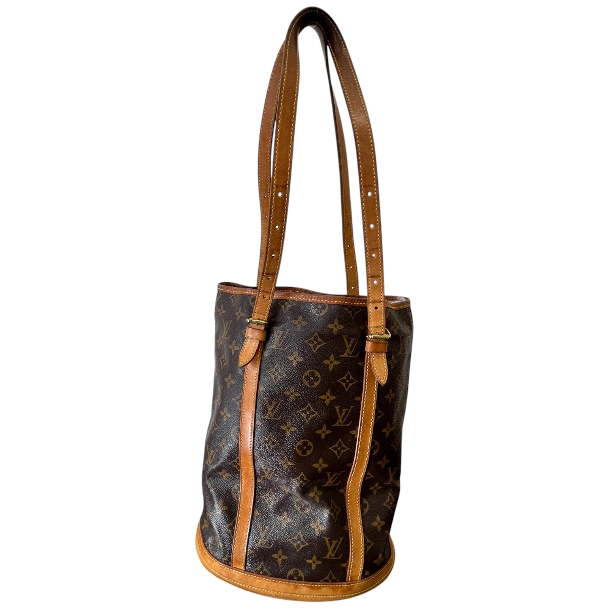 Women's Monogram Petit Marais Bucket Handbag Brown