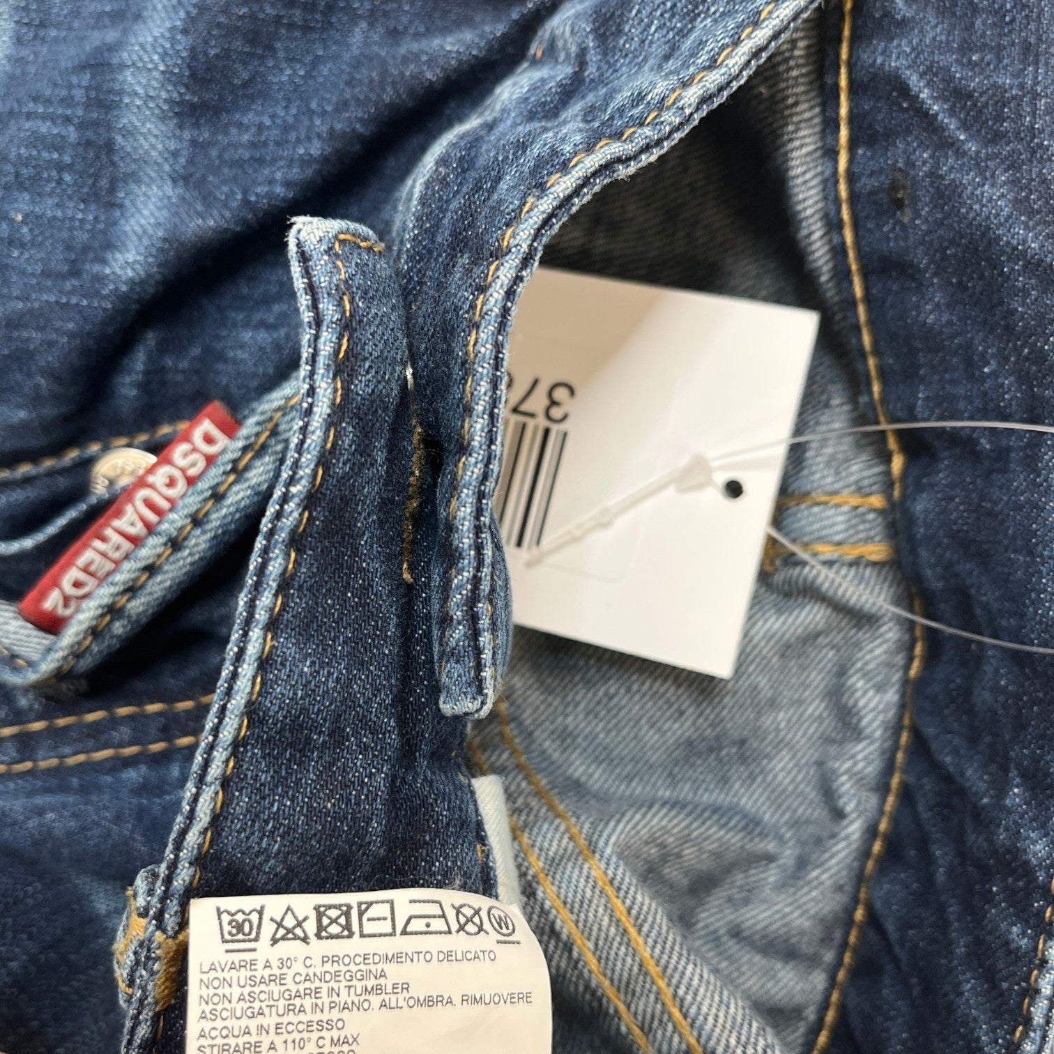 Men's Patchwork Jeans Navy Size IT 44 / UK 28