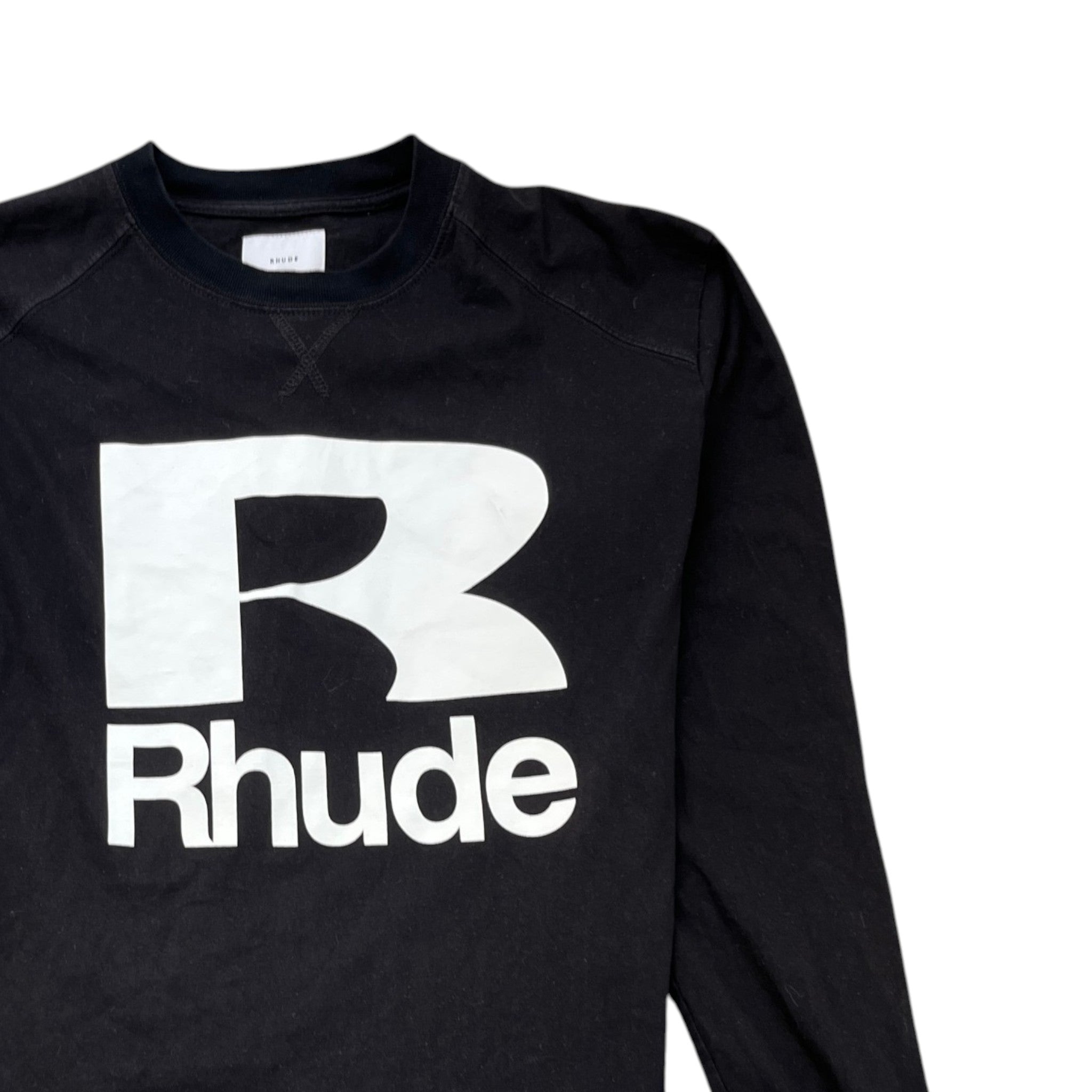 Men's Petrol Long Sleeve T-Shirt Black Size XS